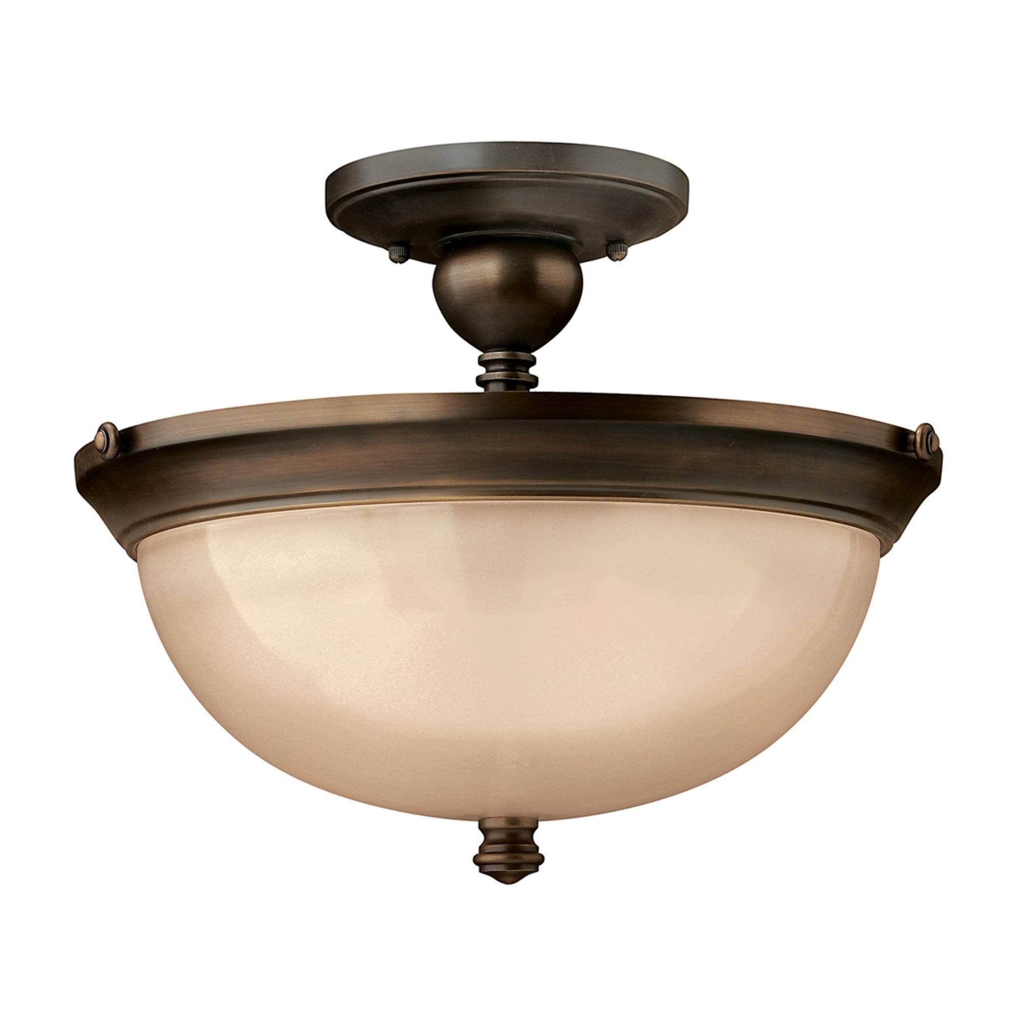Hinkley Mayflower 3 Light Semi-Flush - Olde Bronze