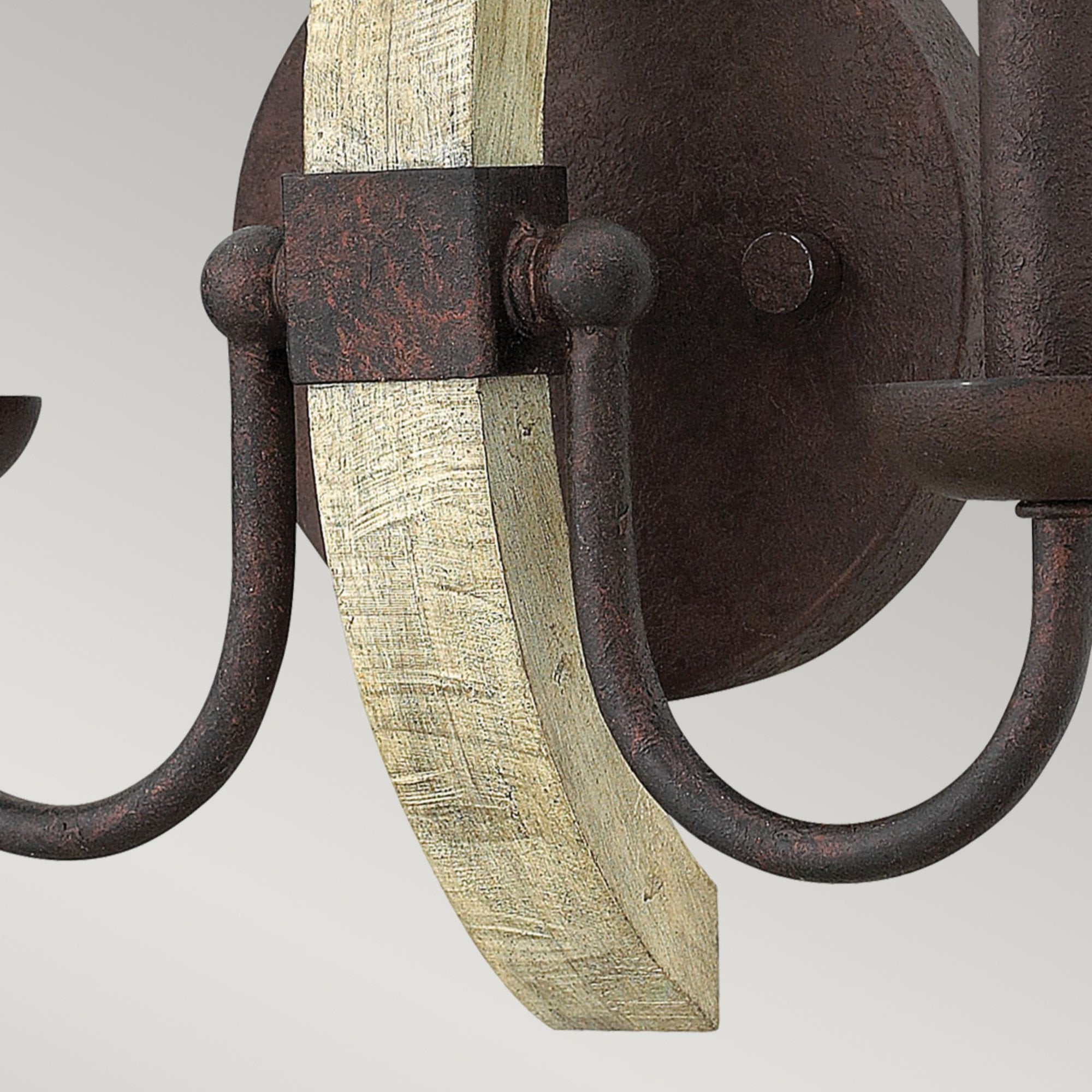 Hinkley Middlefield 2 Light Wall Light  - Iron Rust