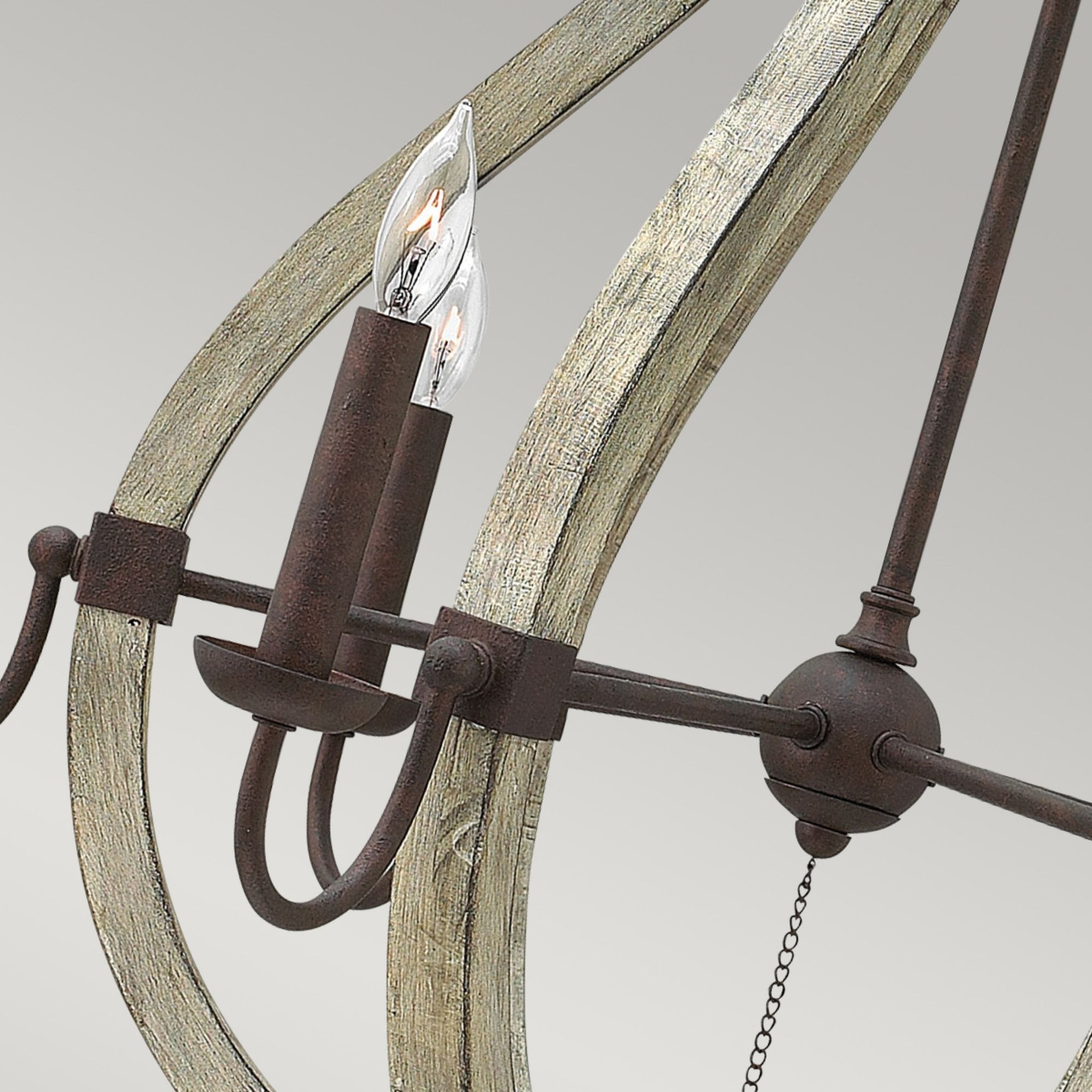 Hinkley Middlefield 6 Light Chandelier  - Iron Rust