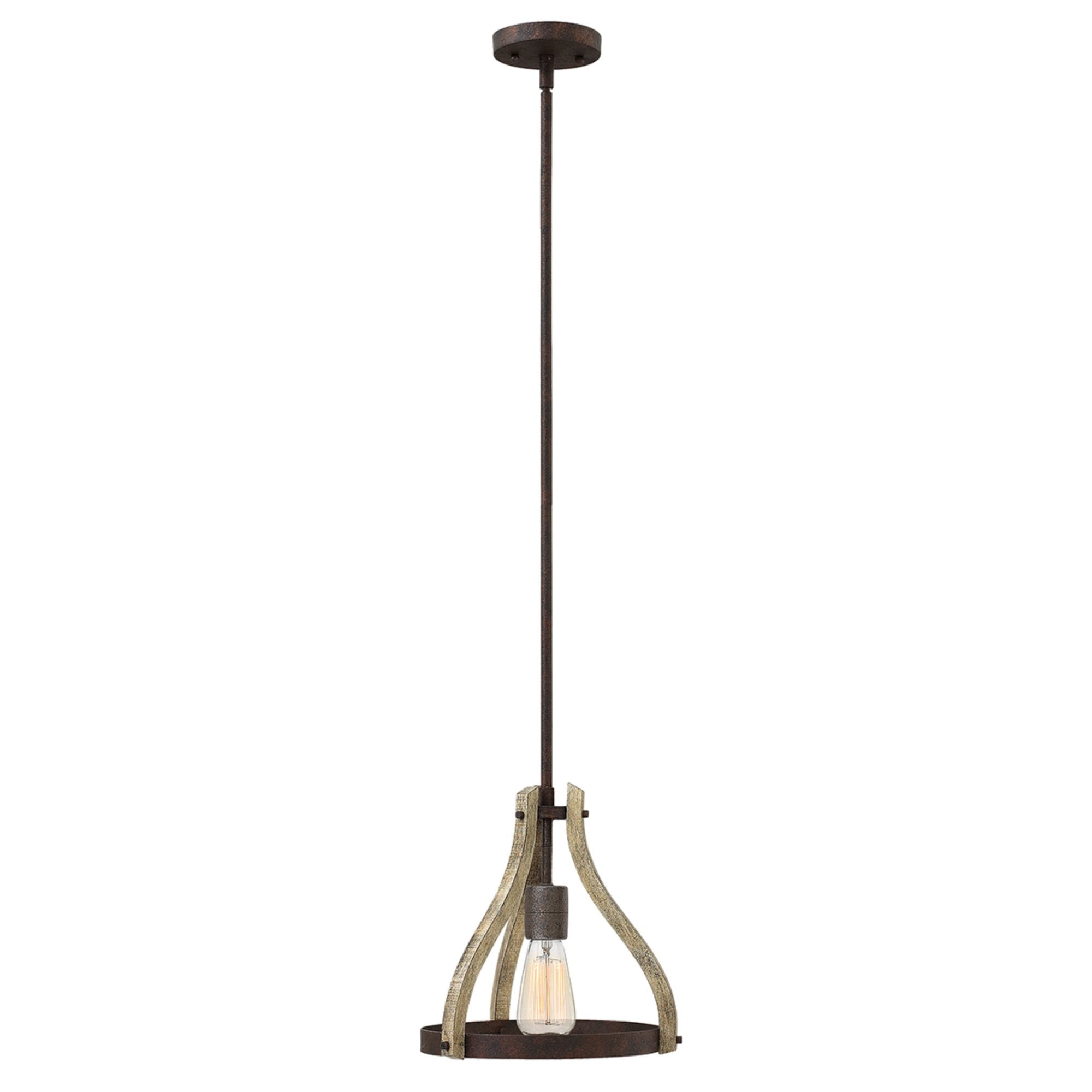 Hinkley Middlefield Single Mini Pendant  - Iron Rust