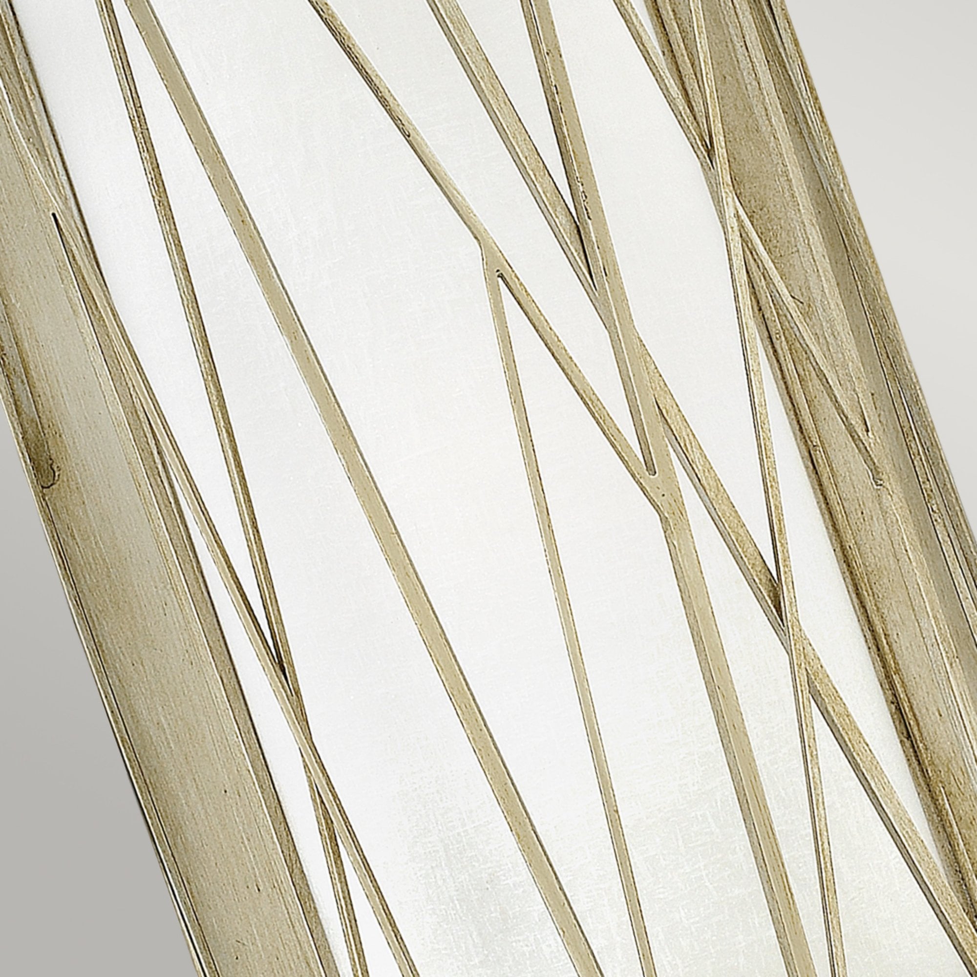 Hinkley Nest Single Wall Light - Silver Leaf