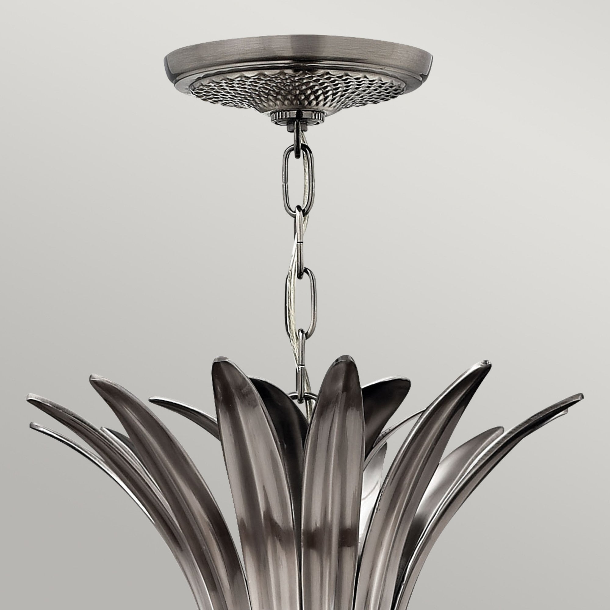 Hinkley Plantation 4 Light Pendant - Polished Antique Nickel