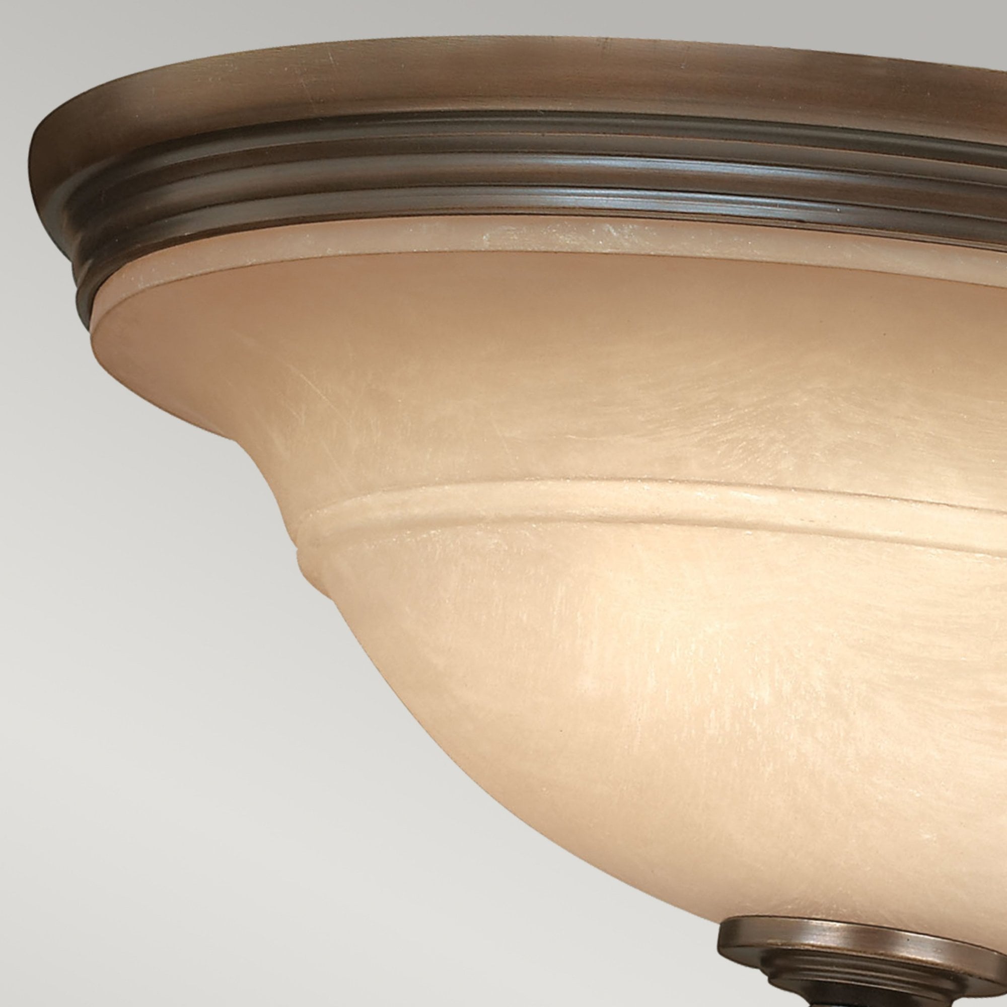 Hinkley Plymouth 3 Light Flush - Olde Bronze