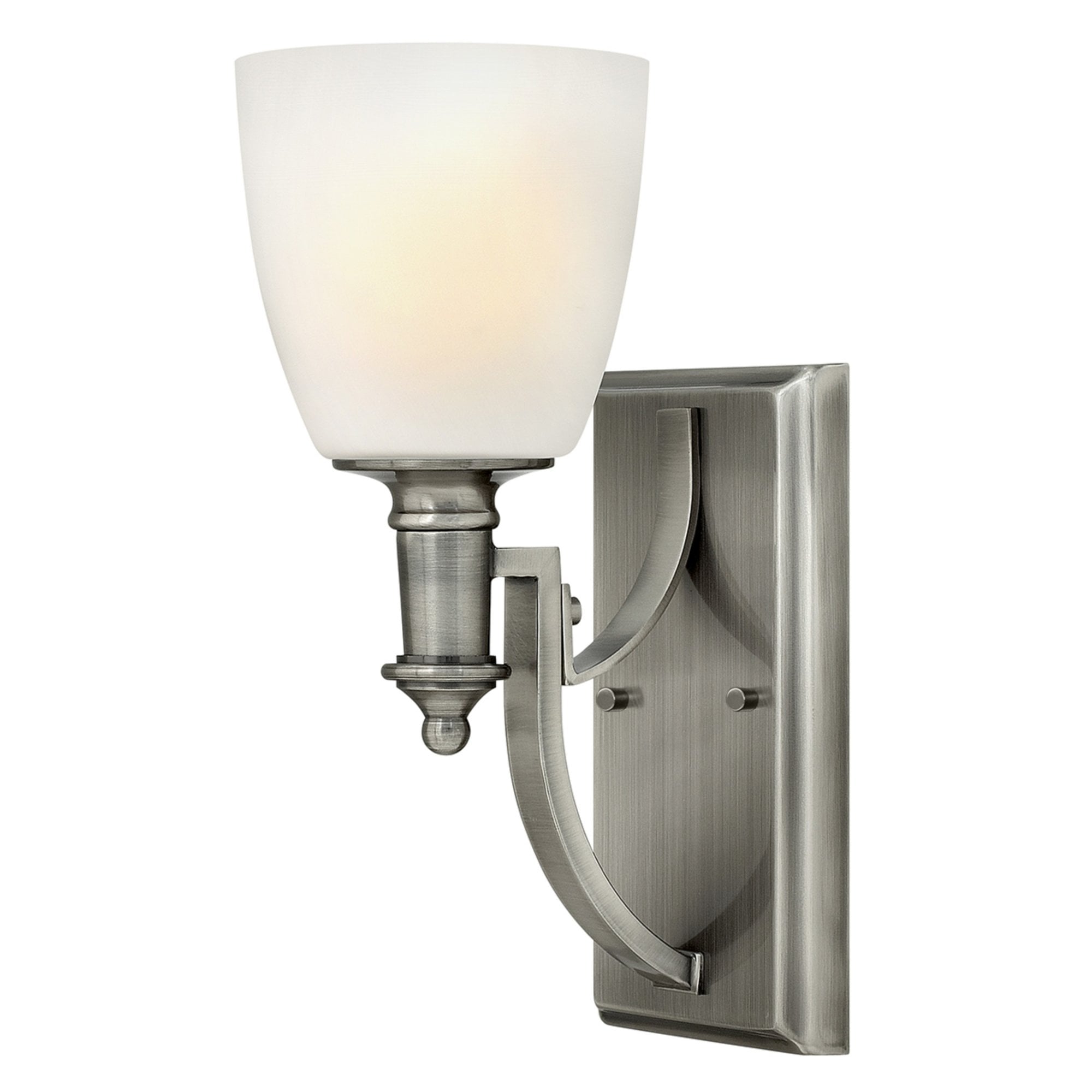 Hinkley Truman Single Wall Light - Antique Nickel