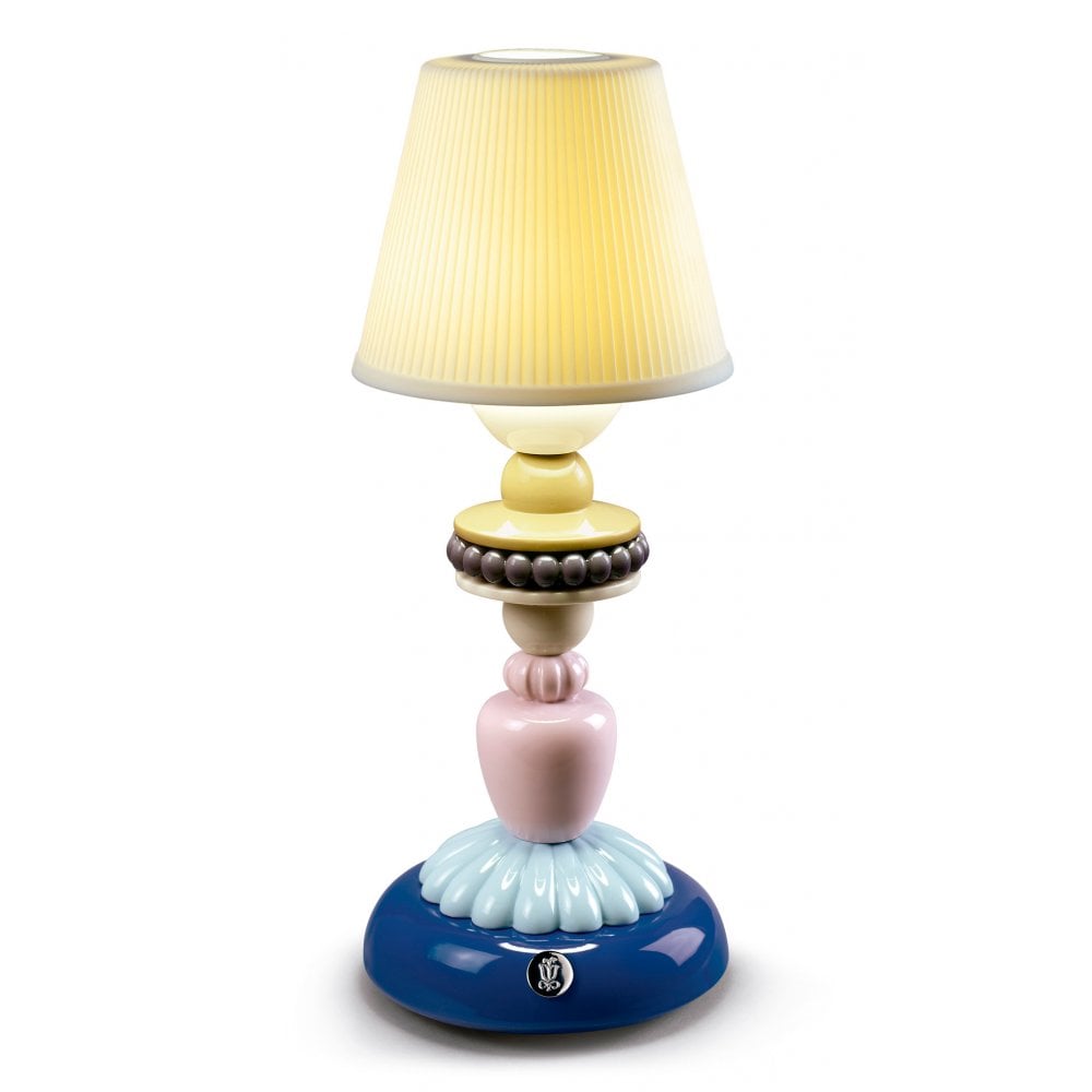 Lladro Sunflower Firefly Table Lamp - Blue