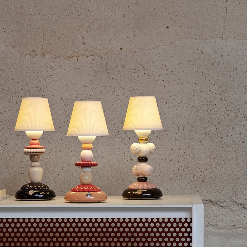 Lladro Cactus Firefly Table Lamp - Golden Fall