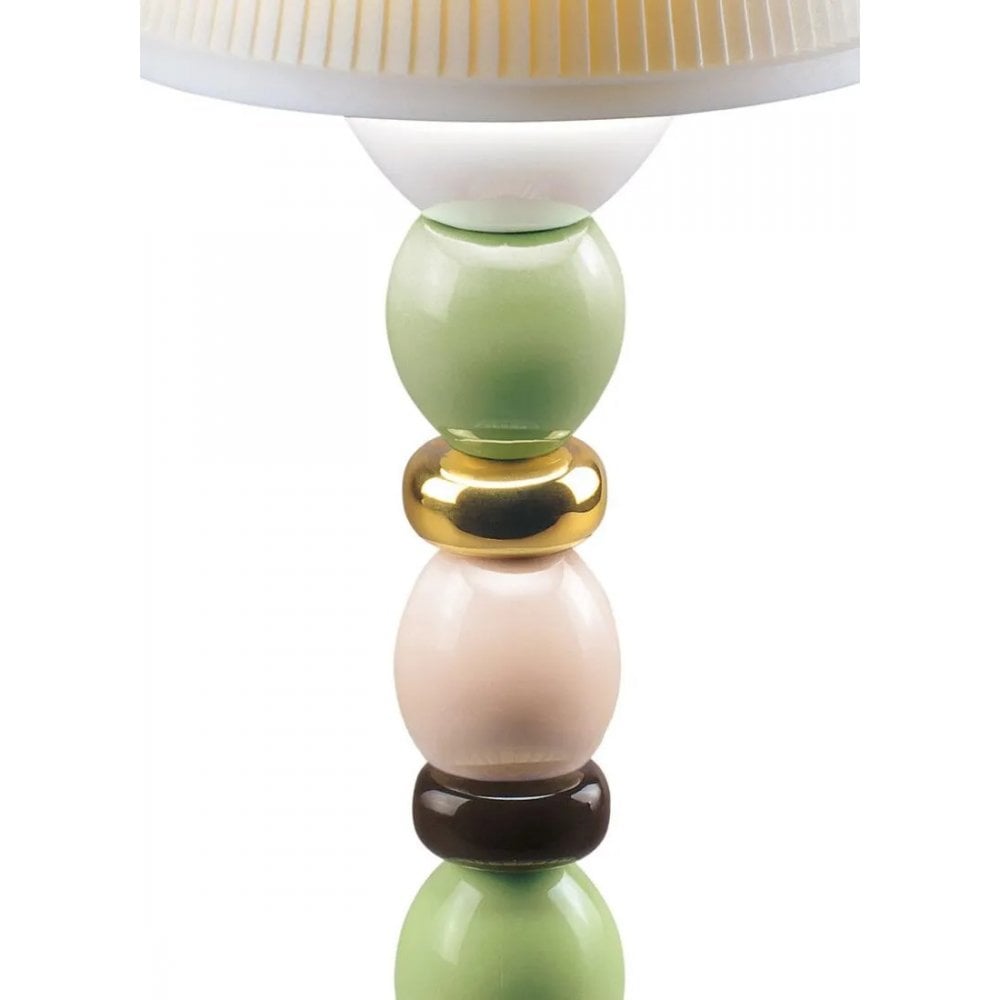 Lladro Palm Firefly Table Lamp - Golden Fall