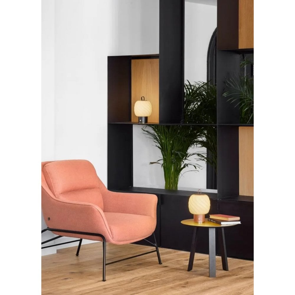 Lladro Ice Cream Portable Medium Lamp - Black