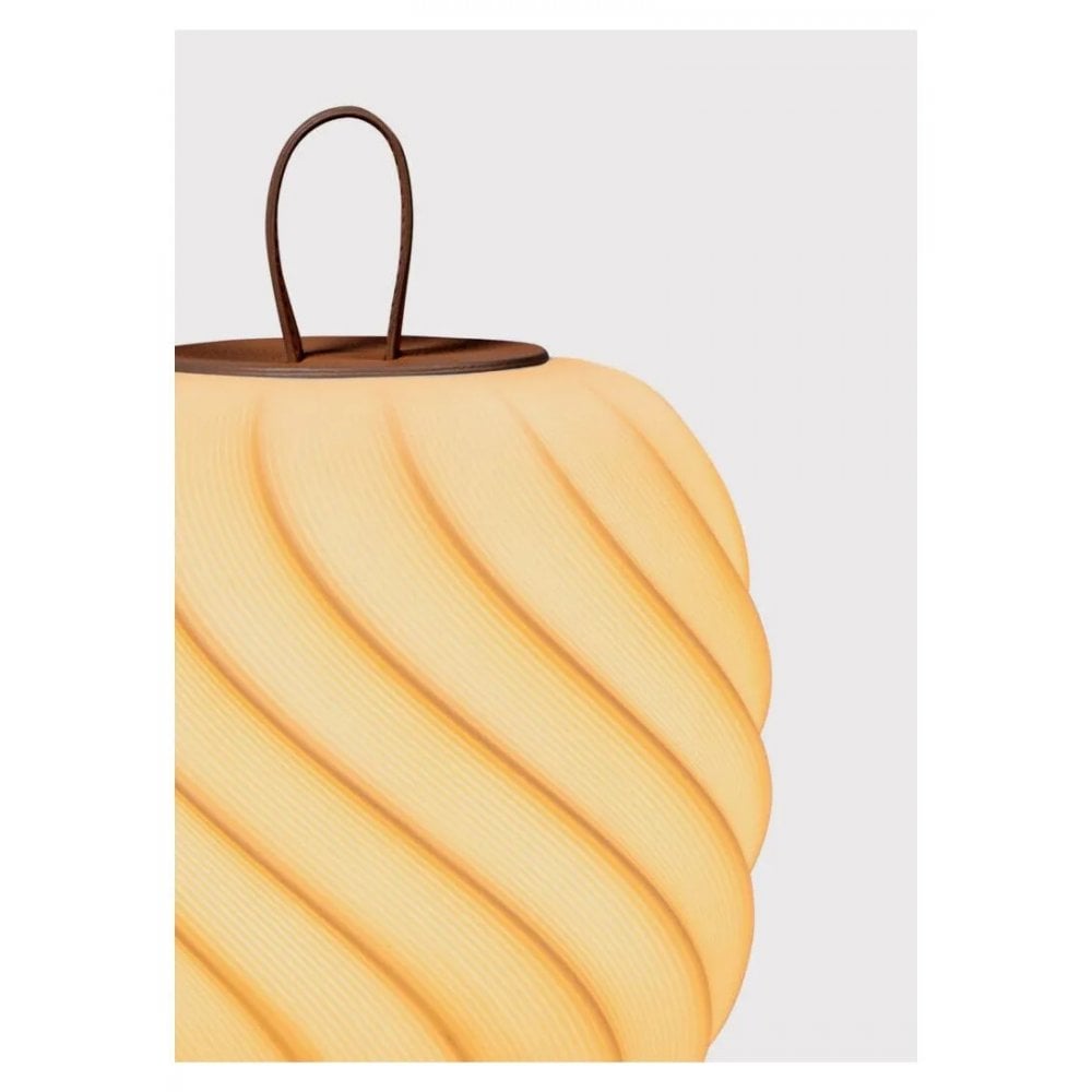 Lladro Ice Cream Portable Medium Lamp - Leather