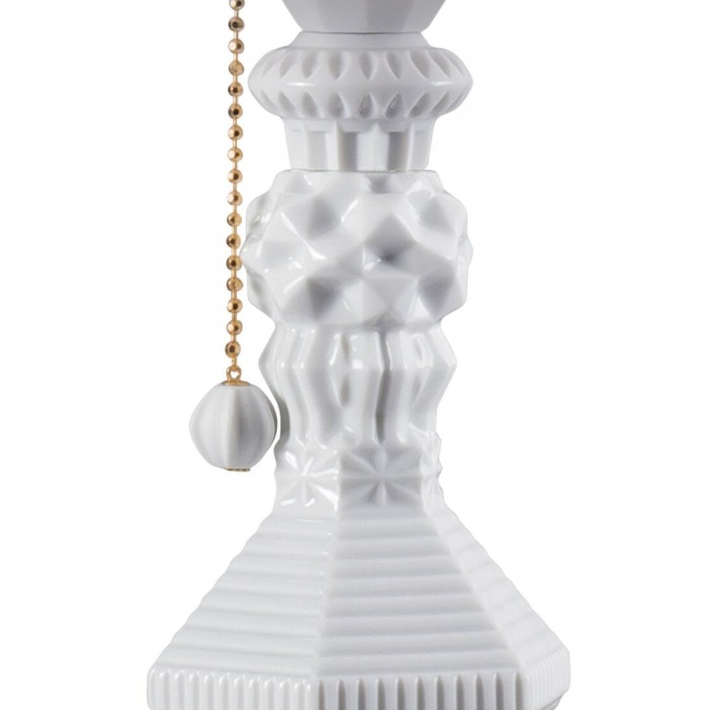 Lladro Belle De Nuit Table Lamp - White