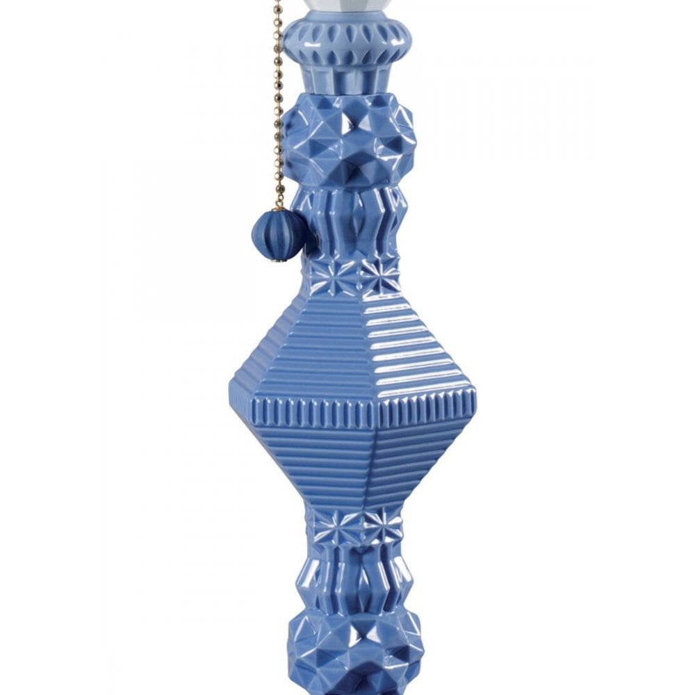 Lladro Belle De Nuit Table Lamp - Blue