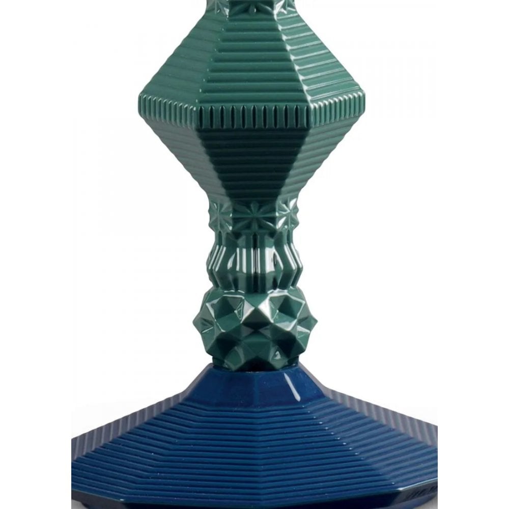 Lladro Belle De Nuit Table Lamp - Green