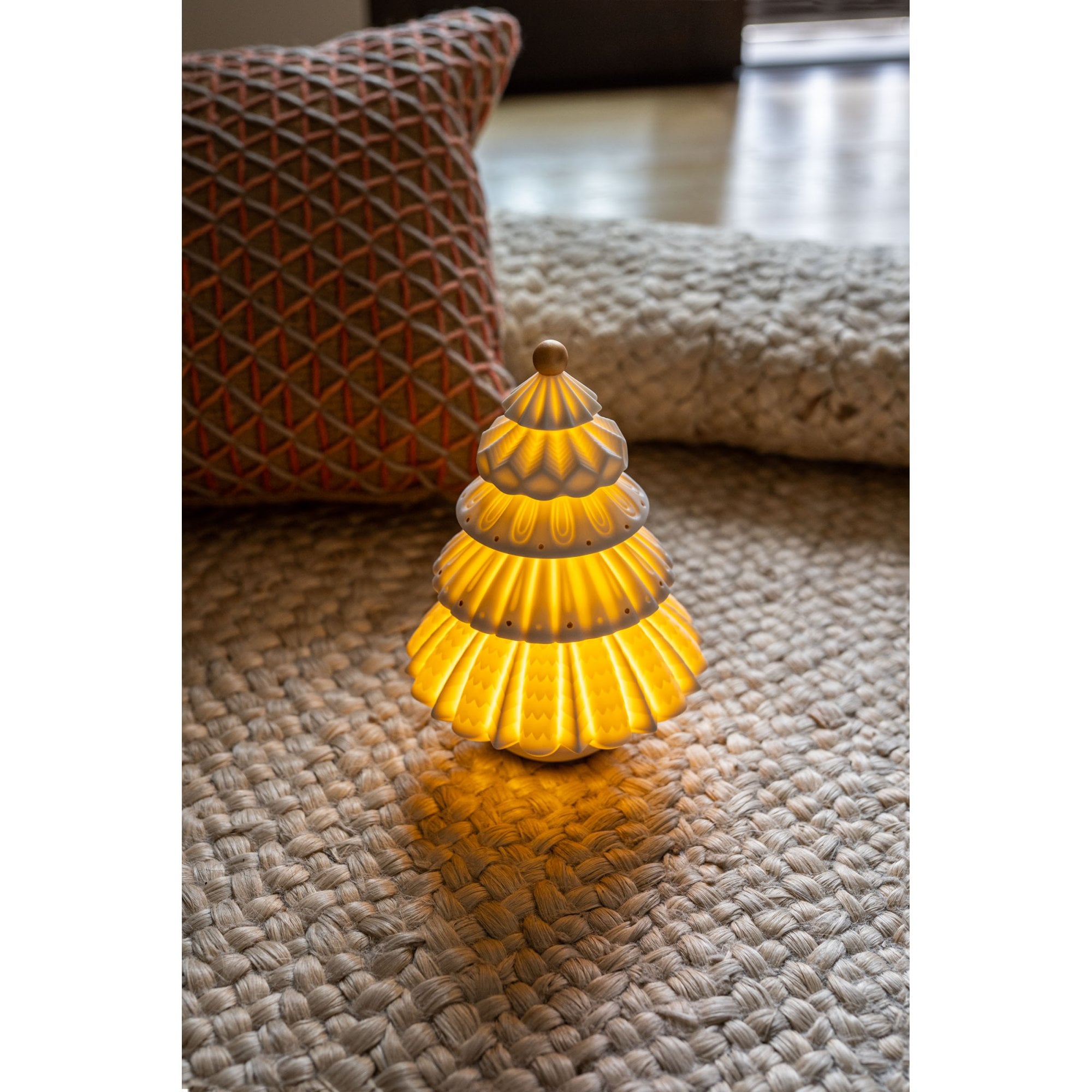 Lladro Christmas Tree Lamp