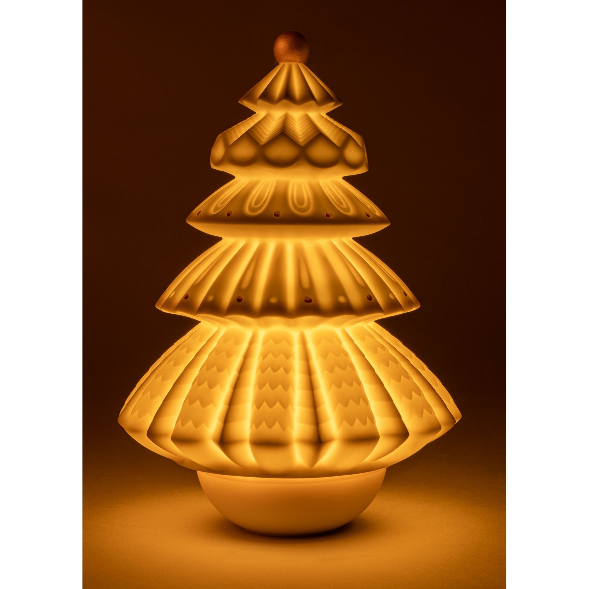 Lladro Christmas Tree Lamp