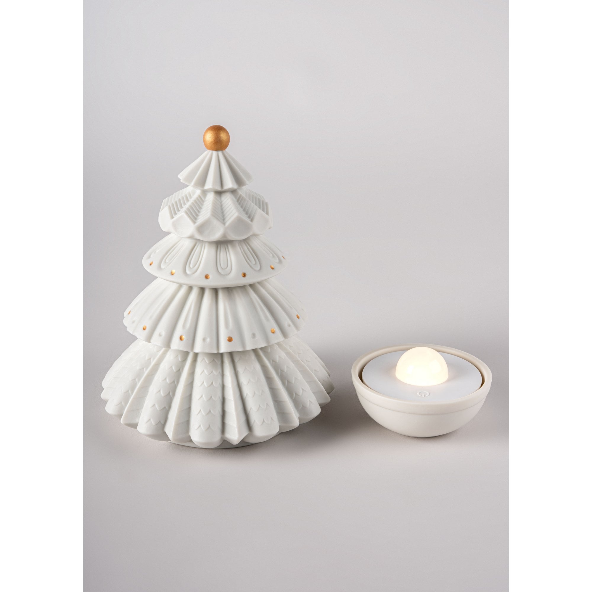 Lladro Christmas Tree Lamp