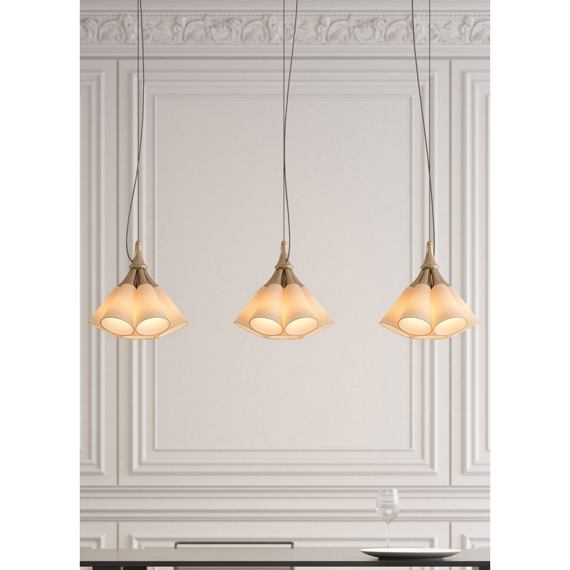 Lladro Jamz Hanging Lamp - Gold