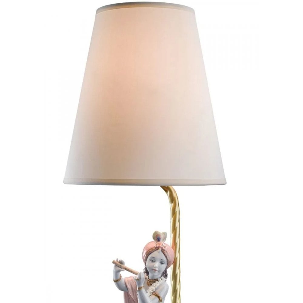 Lladro Lord Krishna Lamp