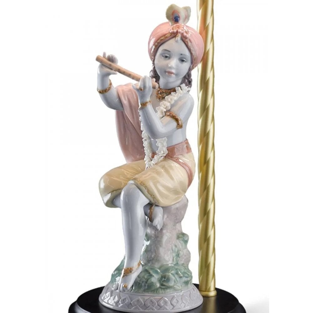 Lladro Lord Krishna Lamp