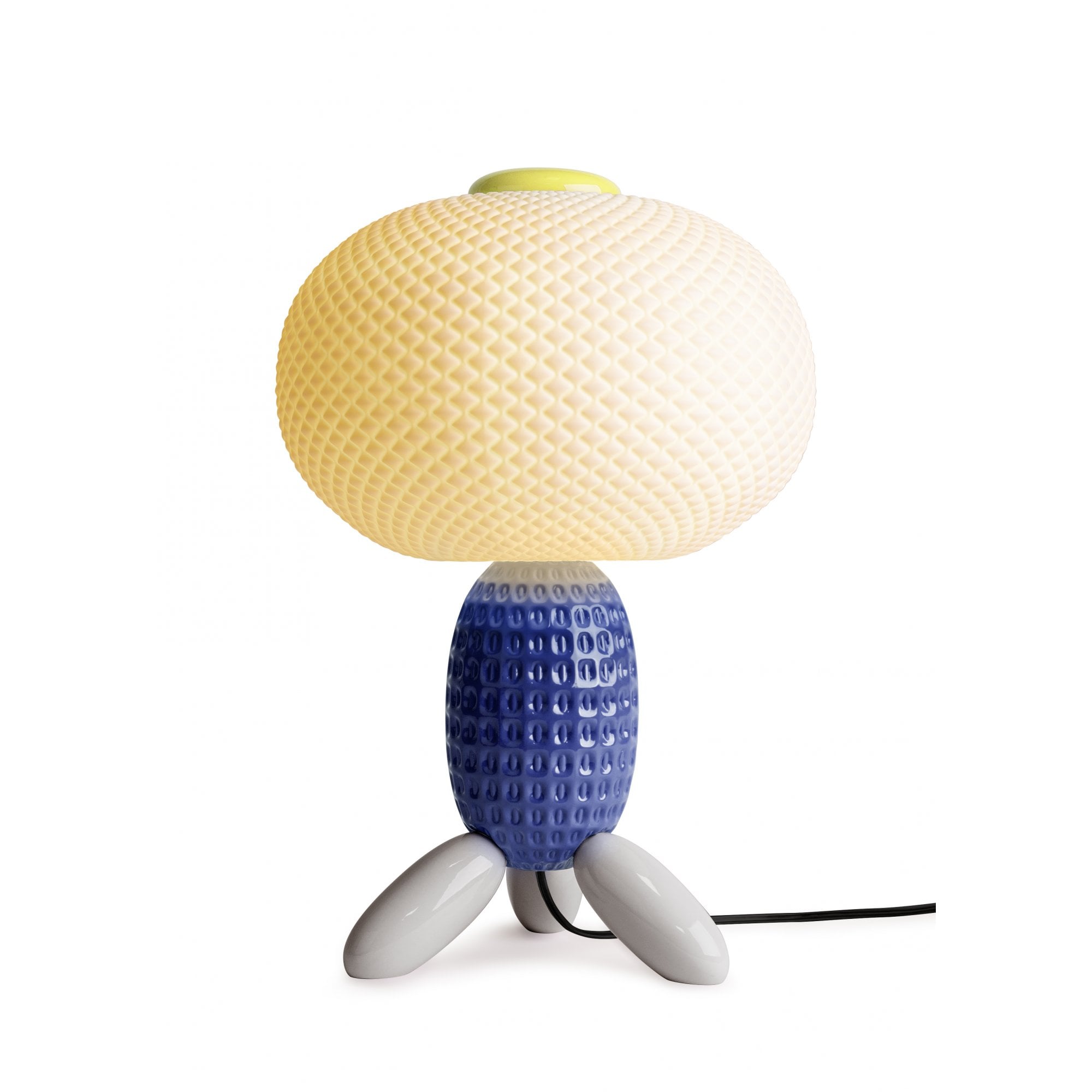 Lladro Soft Blown Table Lamp - Blue