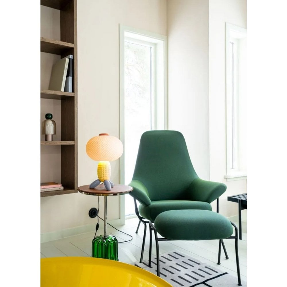 Lladro Soft Blown Table Lamp - Yellow