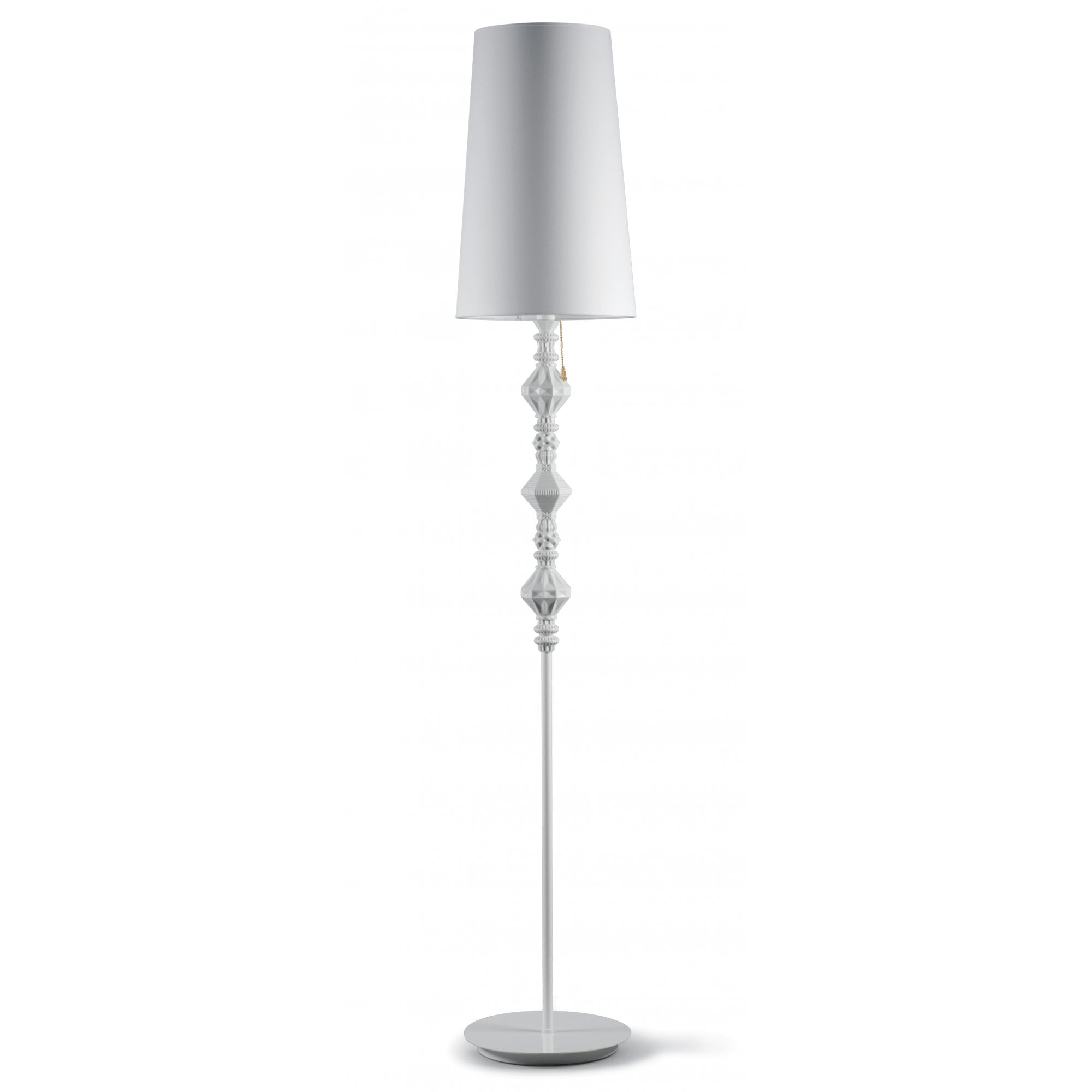 Lladro Belle De Nuit Floor Lamp II - White