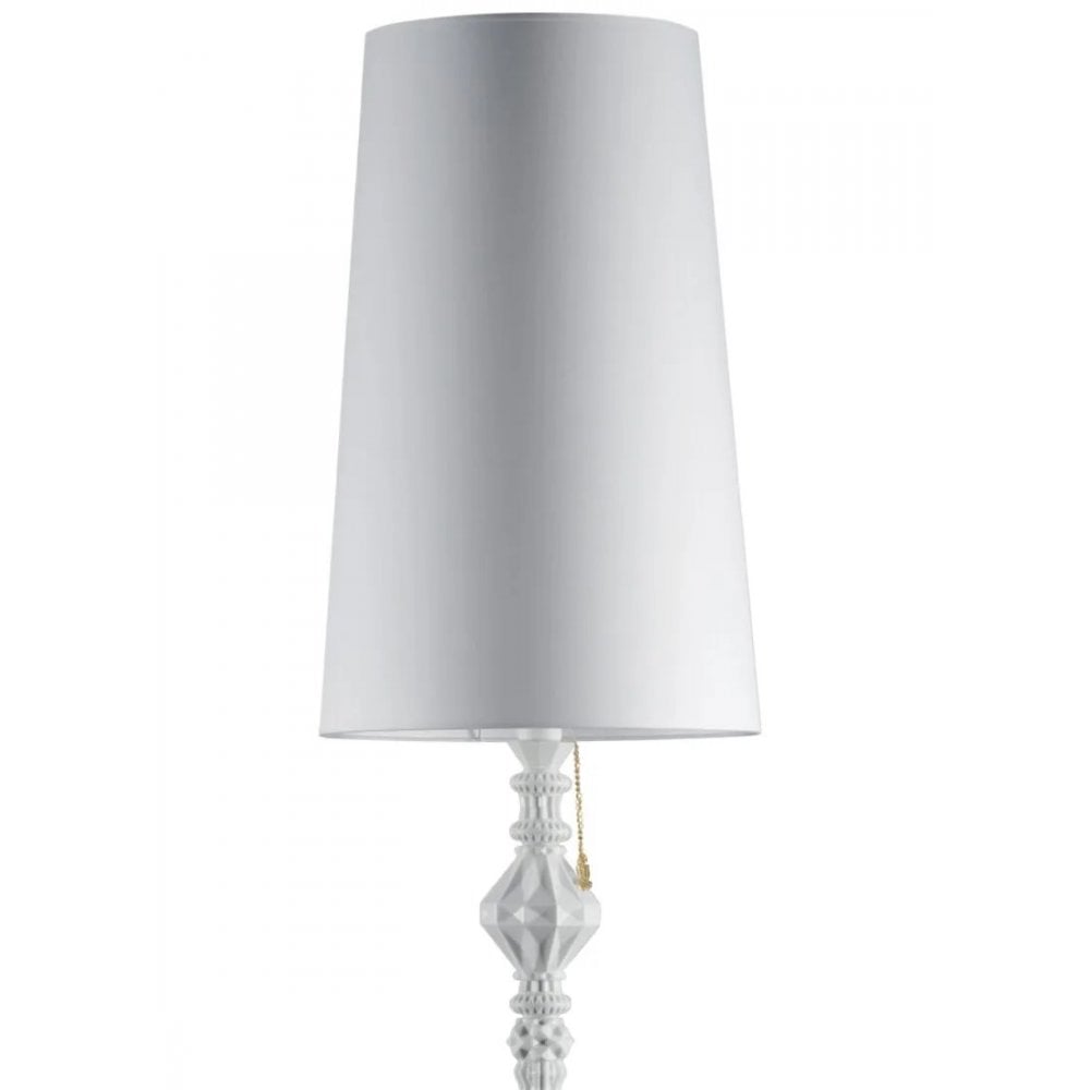 Lladro Belle De Nuit Floor Lamp II - White