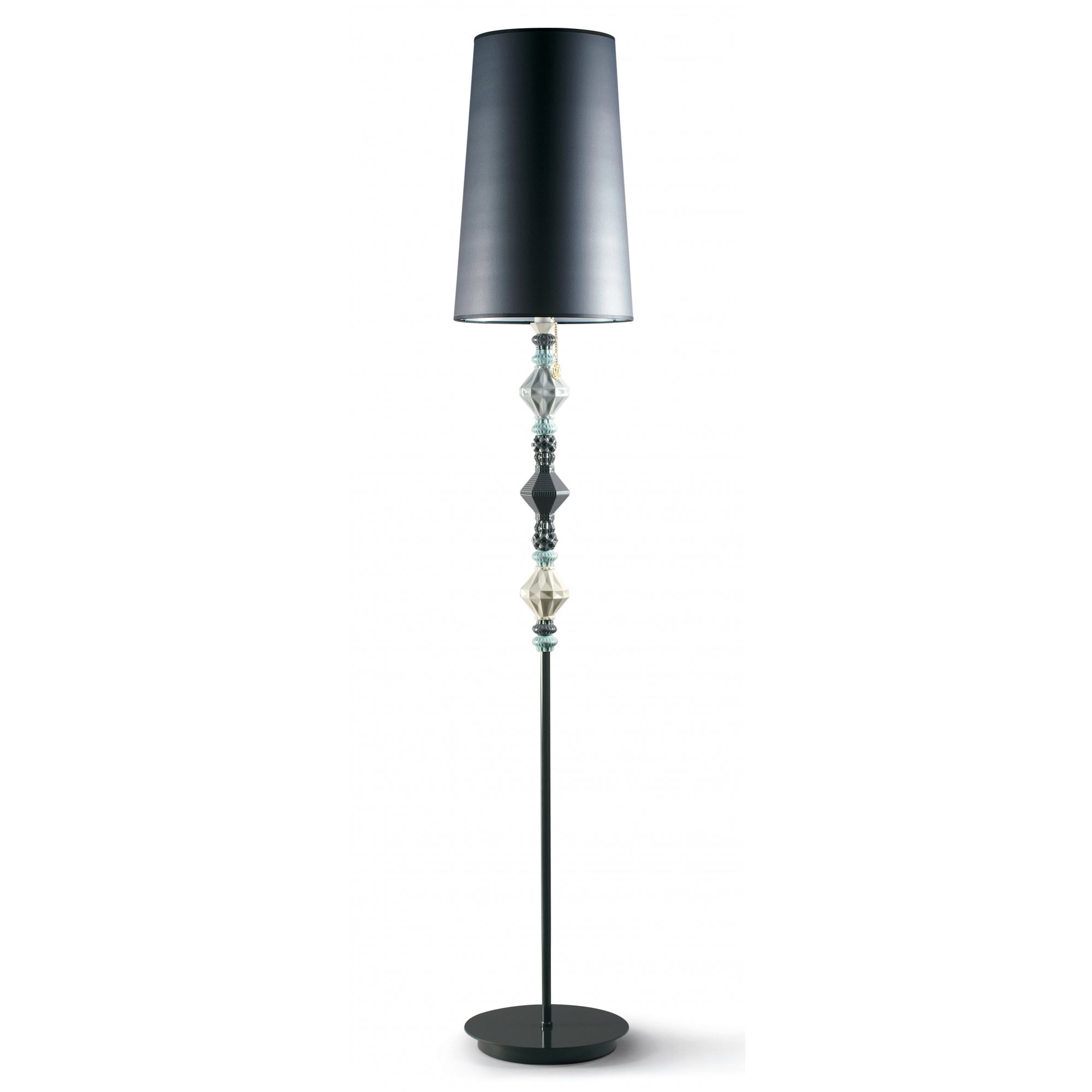 Lladro Belle De Nuit Floor Lamp II - Black