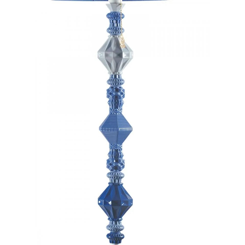 Lladro Belle De Nuit Floor Lamp II - Blue
