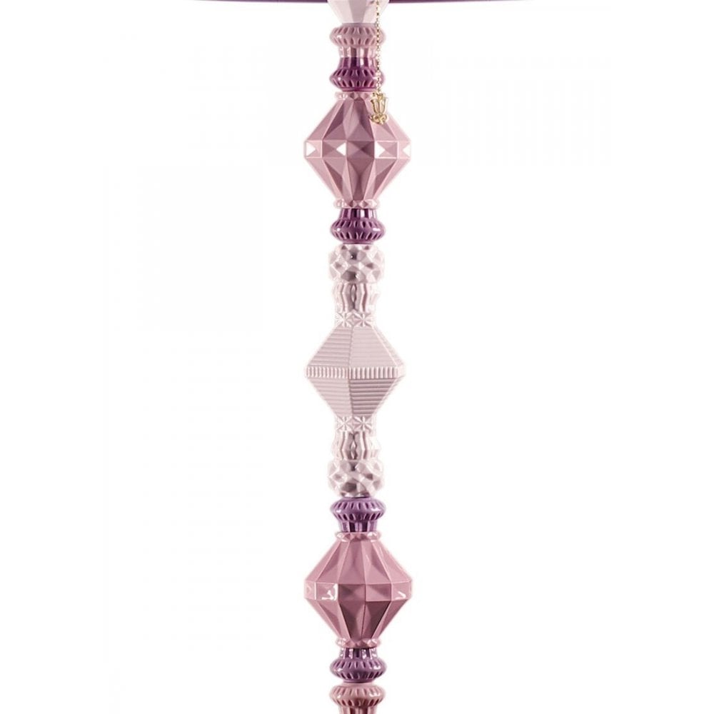 Lladro Belle De Nuit Floor Lamp II - Pink