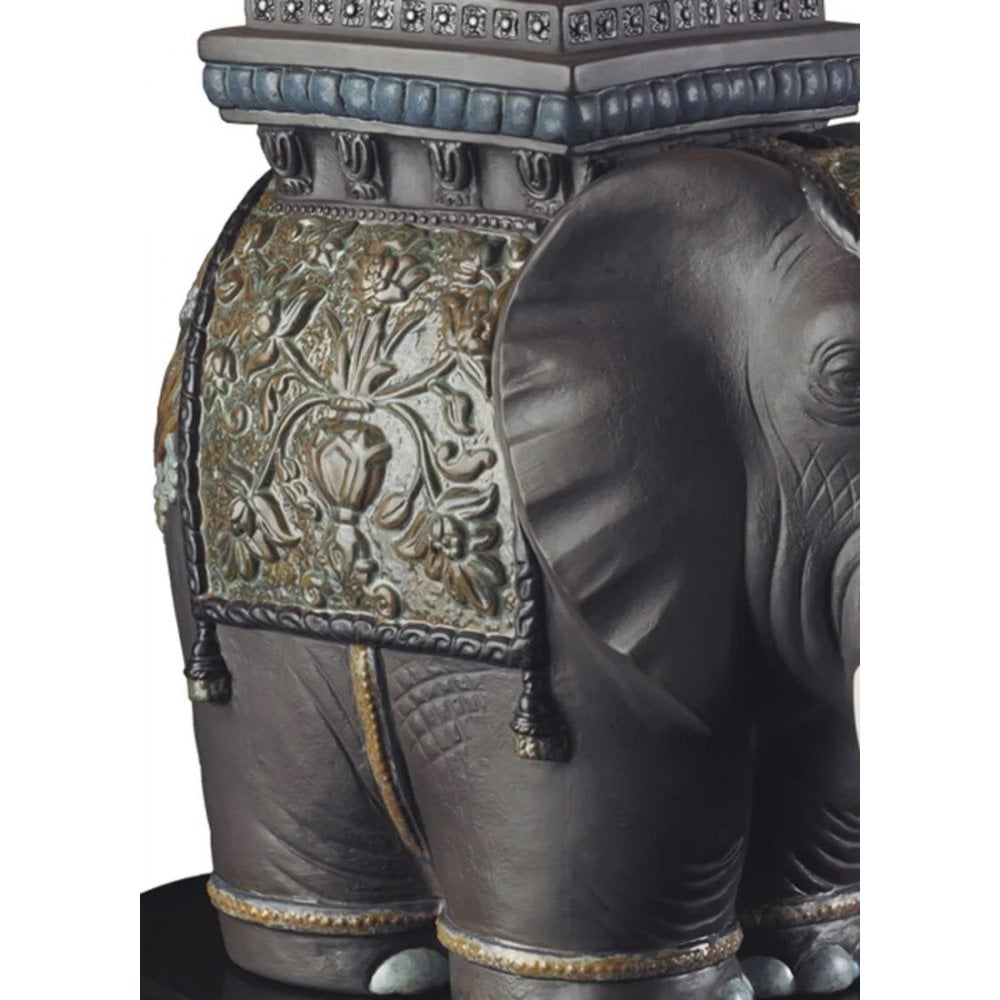 Lladro Siamese Elephant Lamp