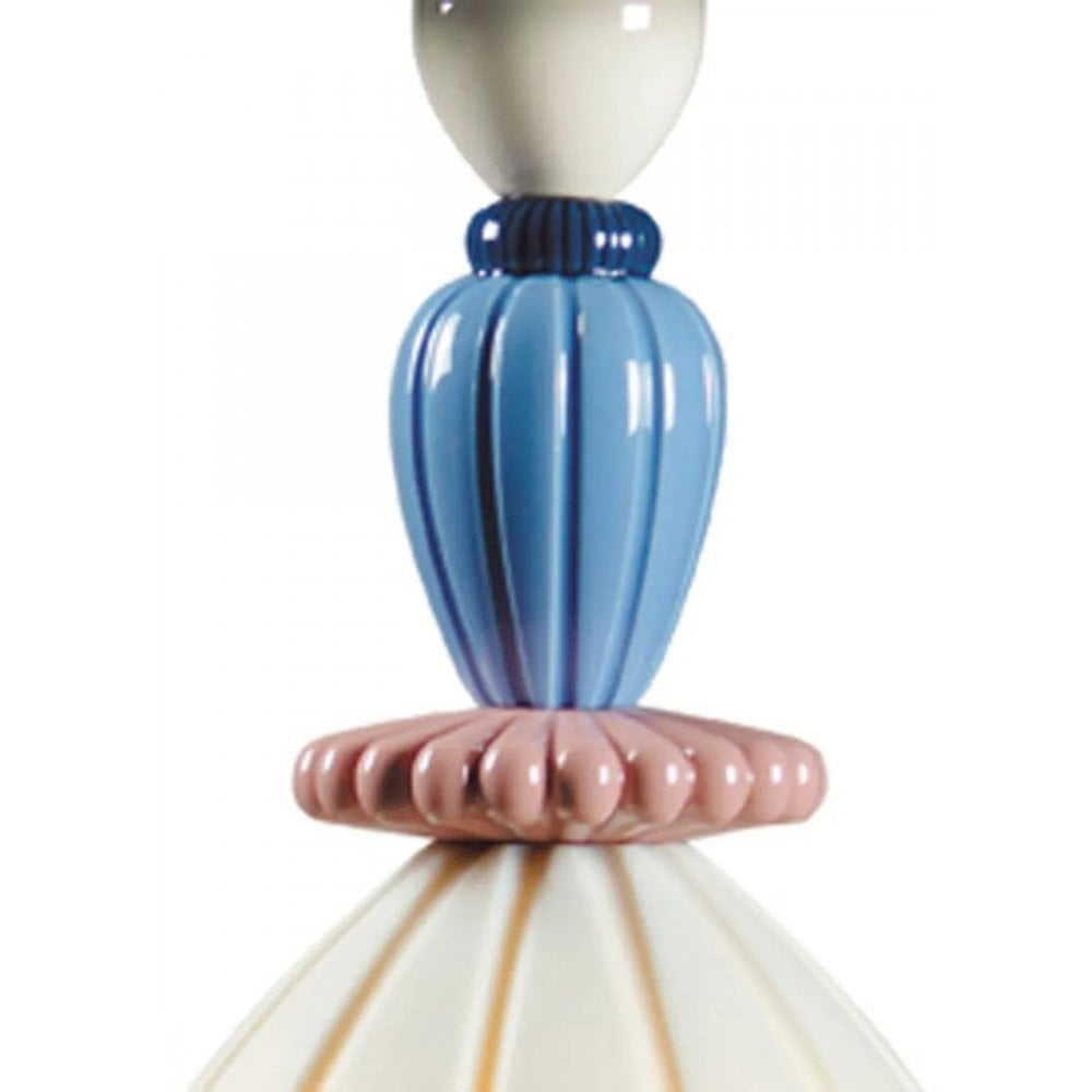 Lladro Mademoiselle 3 Light Round Canopy Ceiling Lamp - Sharing Secrets