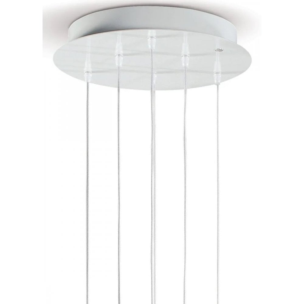 Lladro Mademoiselle 6 Light Ceiling Lamp - Gathering In The Lawn