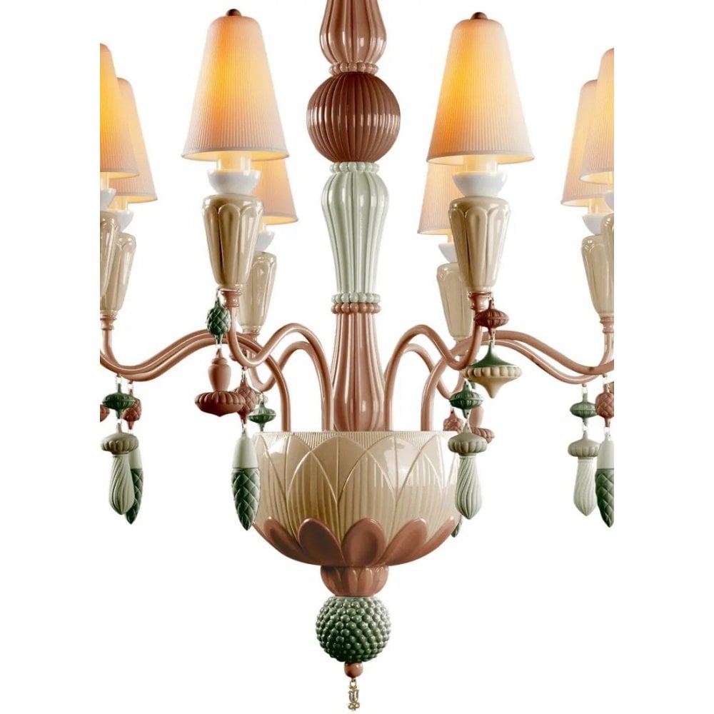 Lladro Ivy & Seed 8 Light Chandelier - Spices