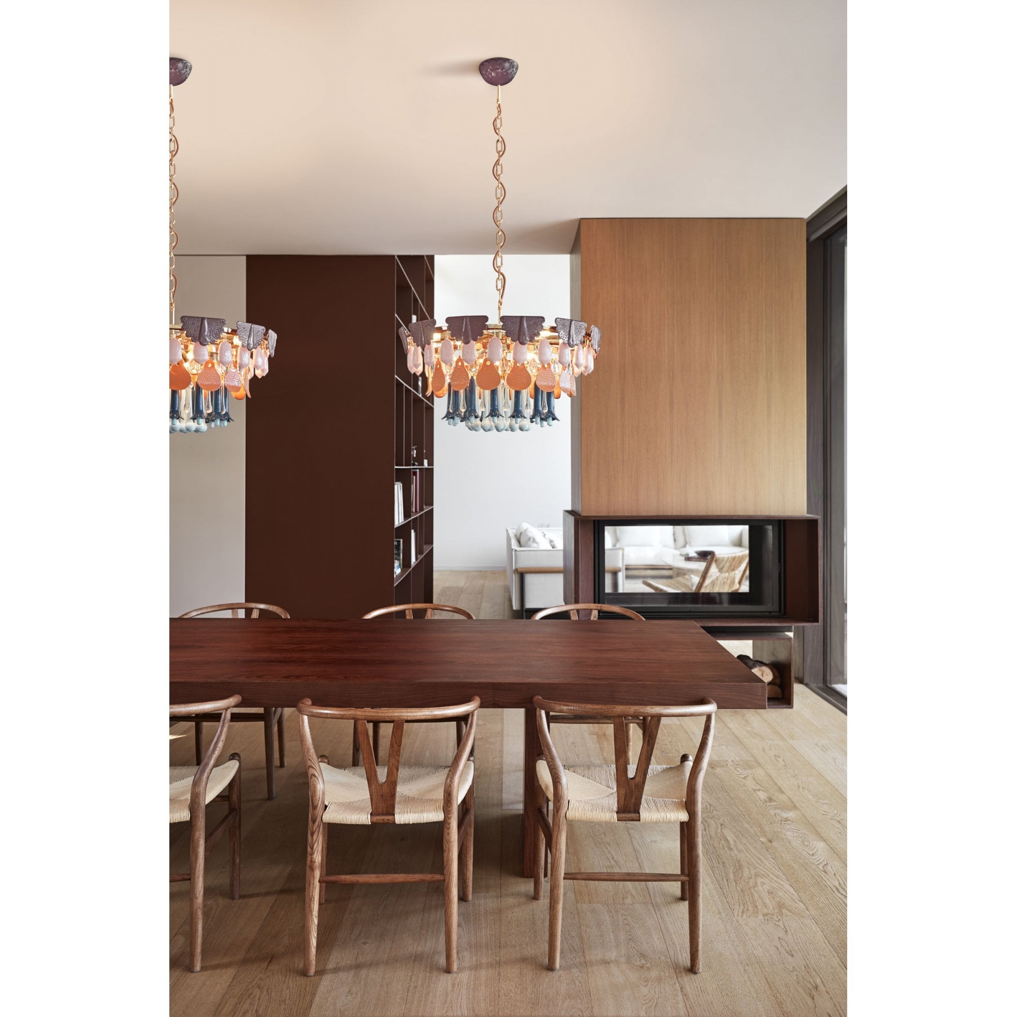 Lladro Seasons 70cm Ceiling Lamp - Fall