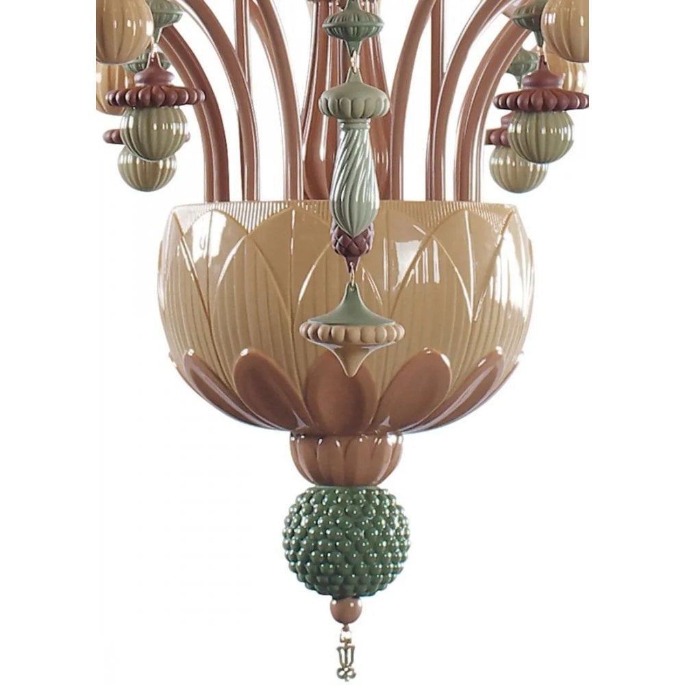 Lladro Ivy & Seed Medium 20 Light Chandelier - Spices