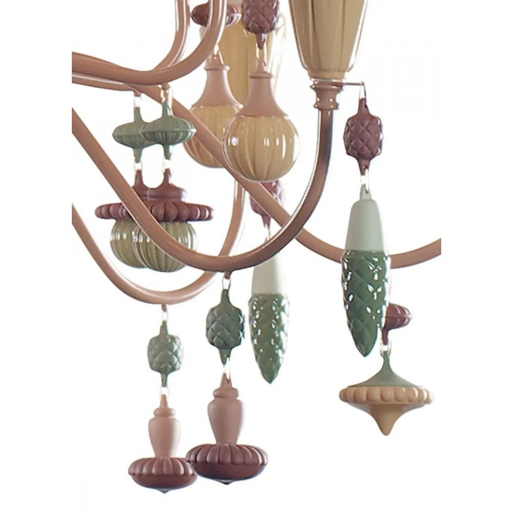 Lladro Ivy & Seed Medium 20 Light Chandelier - Spices