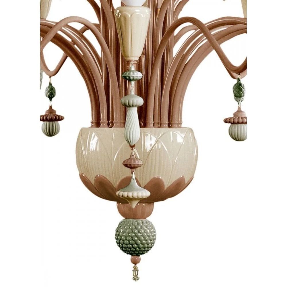Lladro Ivy & Seed Large 32 Light Chandelier - Spices