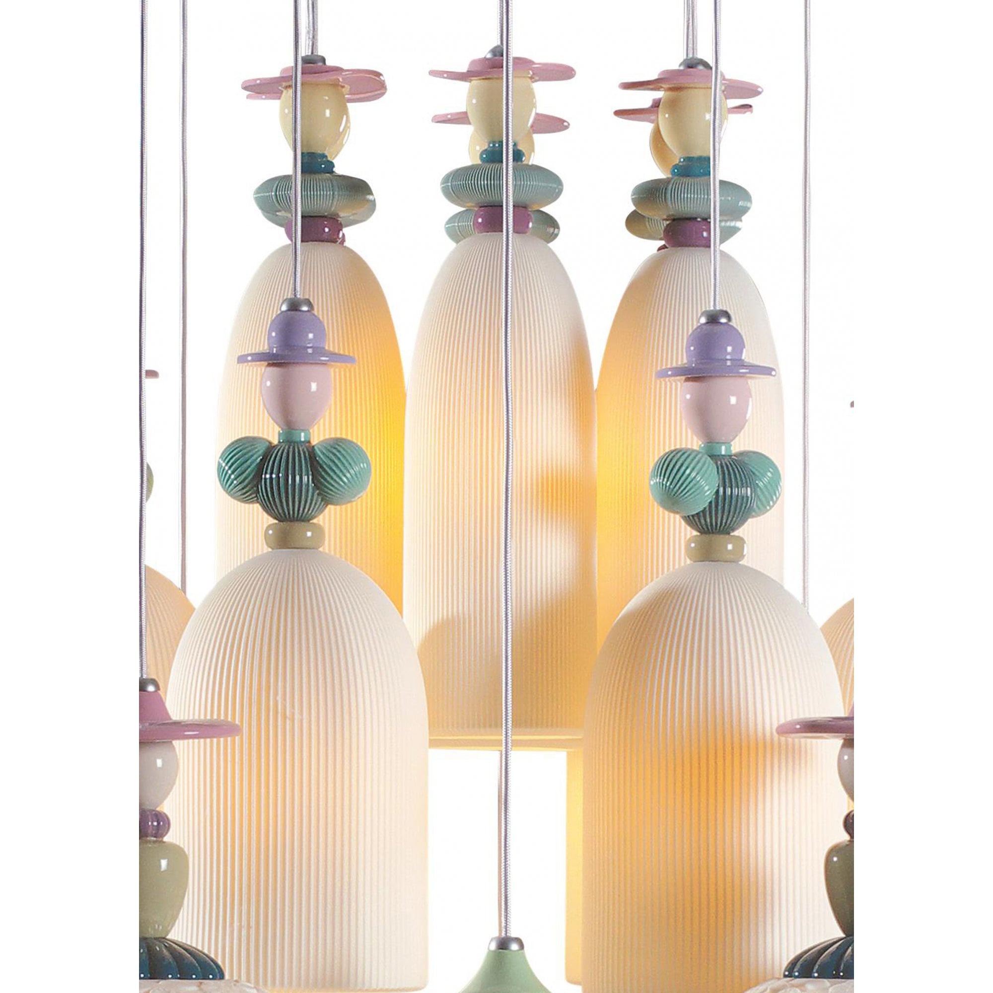 Lladro Mademoiselle 24 Light Chandelier - Strolling Through Blossoms