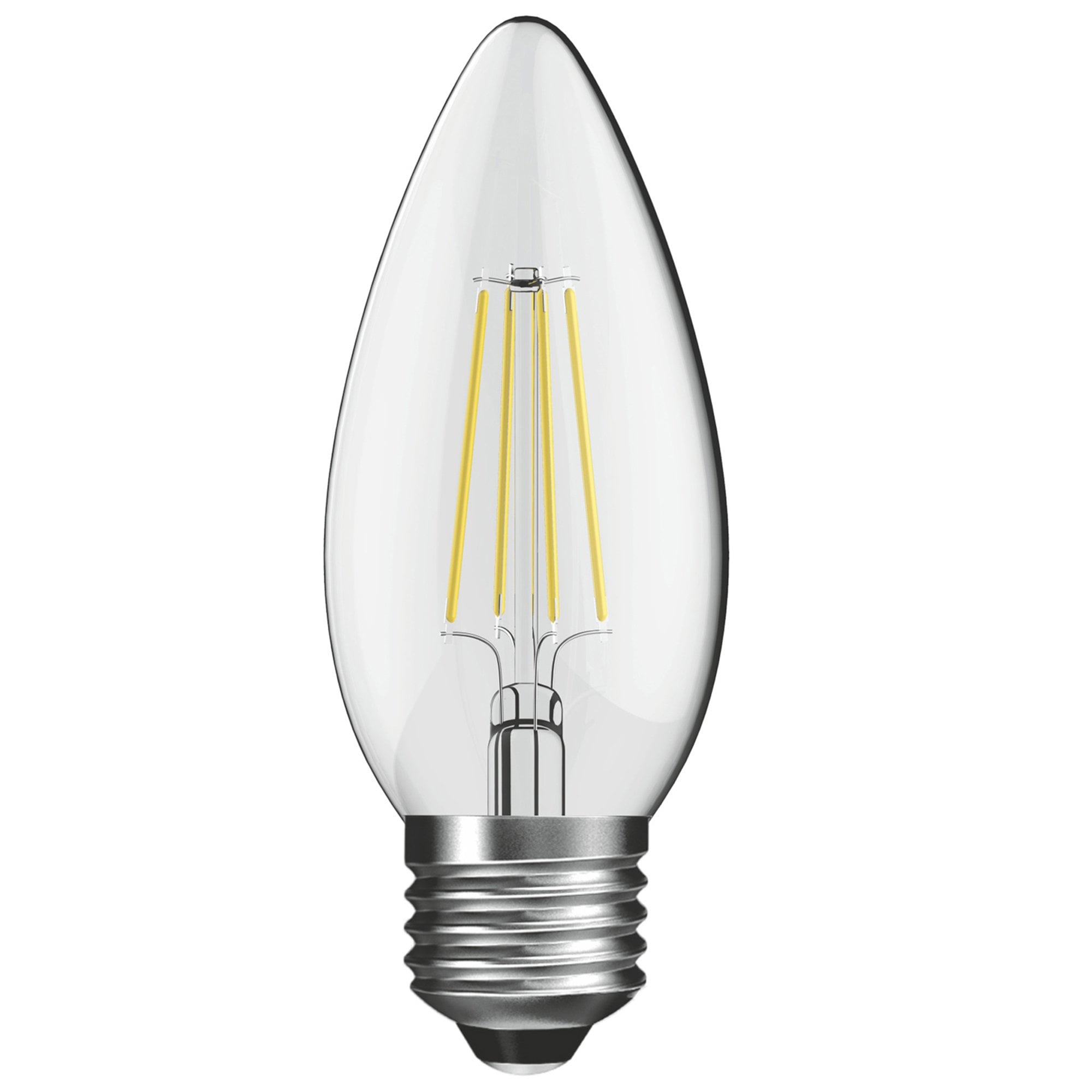 Luxram Value Classic 4W LED Candle E27 Warm White - 2700K (Non-Dimmable)