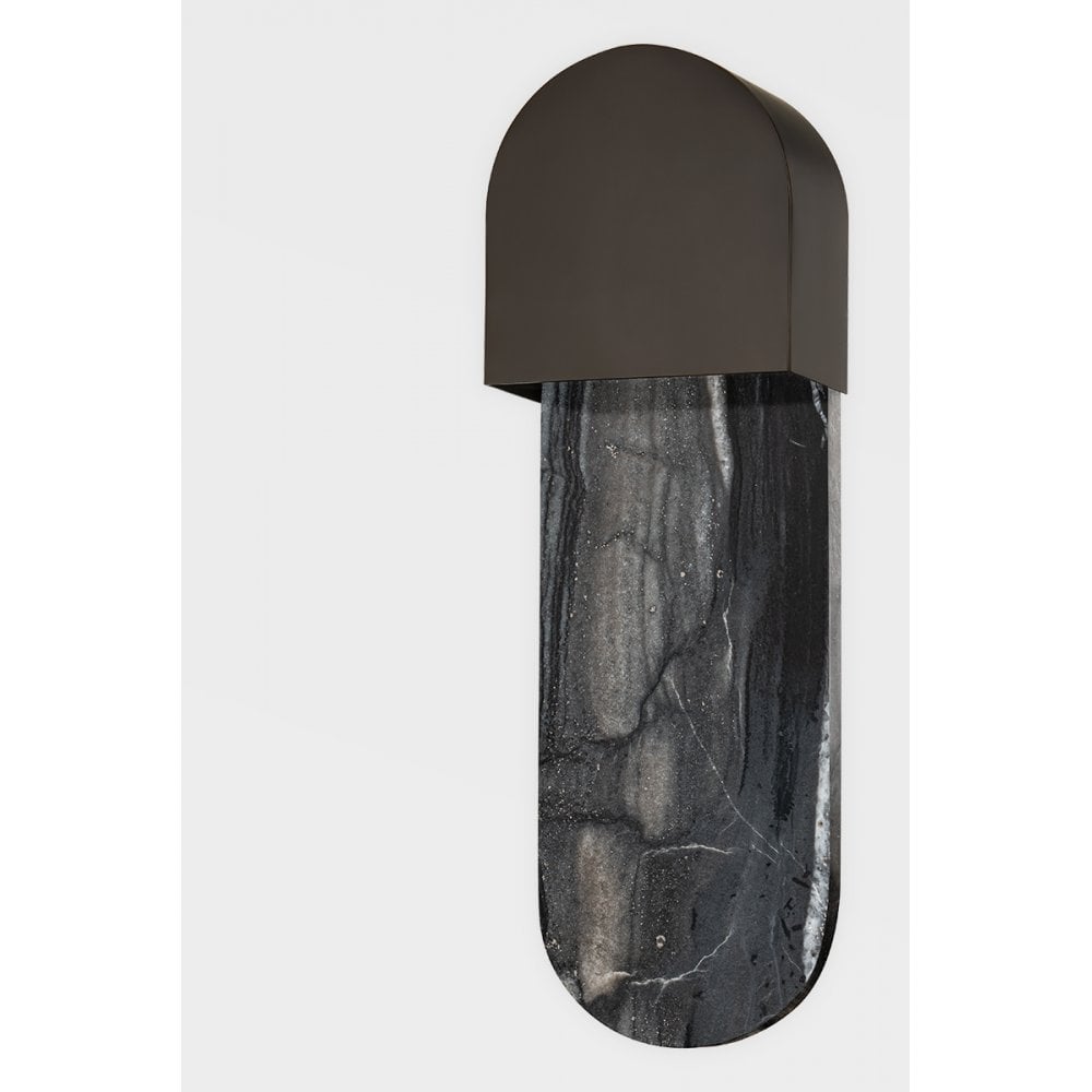 Hudson Valley Hobart 1 Light Wall Sconce Light - Black Brass