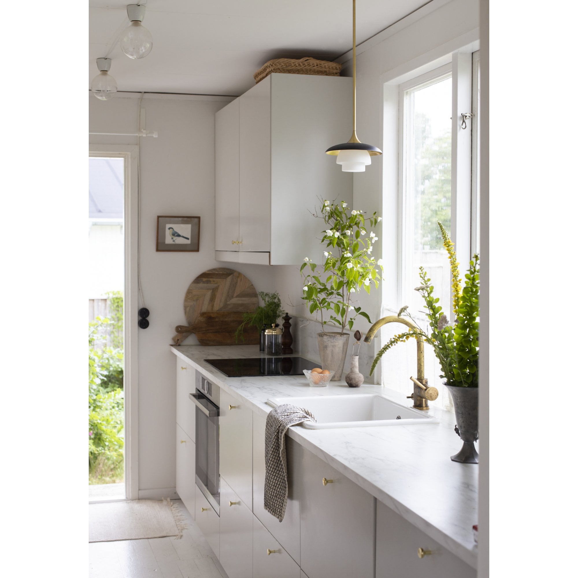 Hudson Valley Barron 1 Light Pendant - Aged Brass