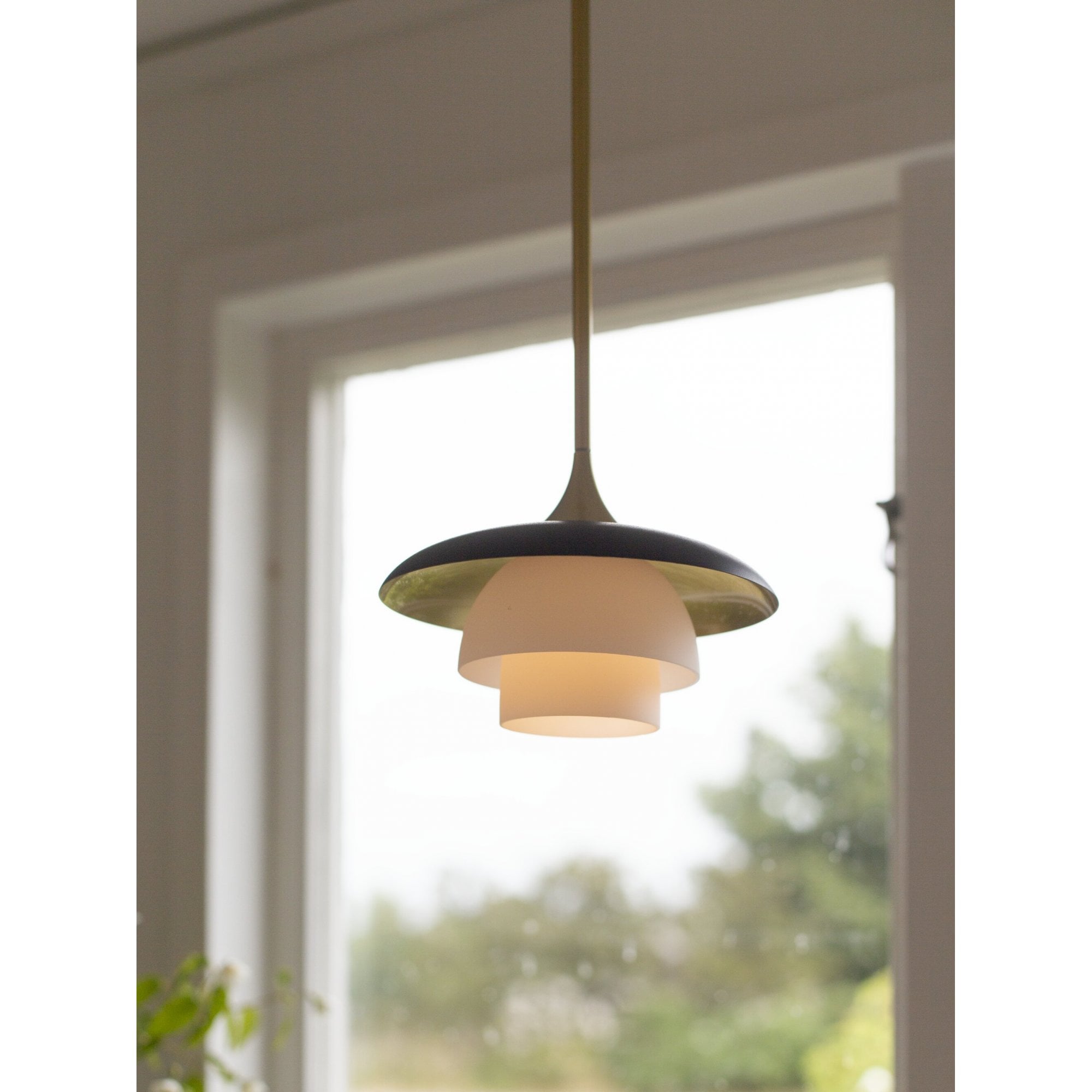 Hudson Valley Barron 1 Light Pendant - Aged Brass