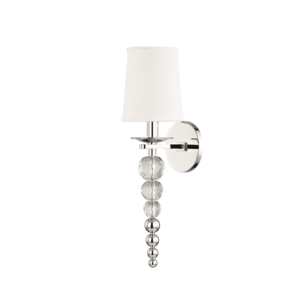 Hudson Valley Persis 1 Light Wall Sconce Light - Polished Nickel