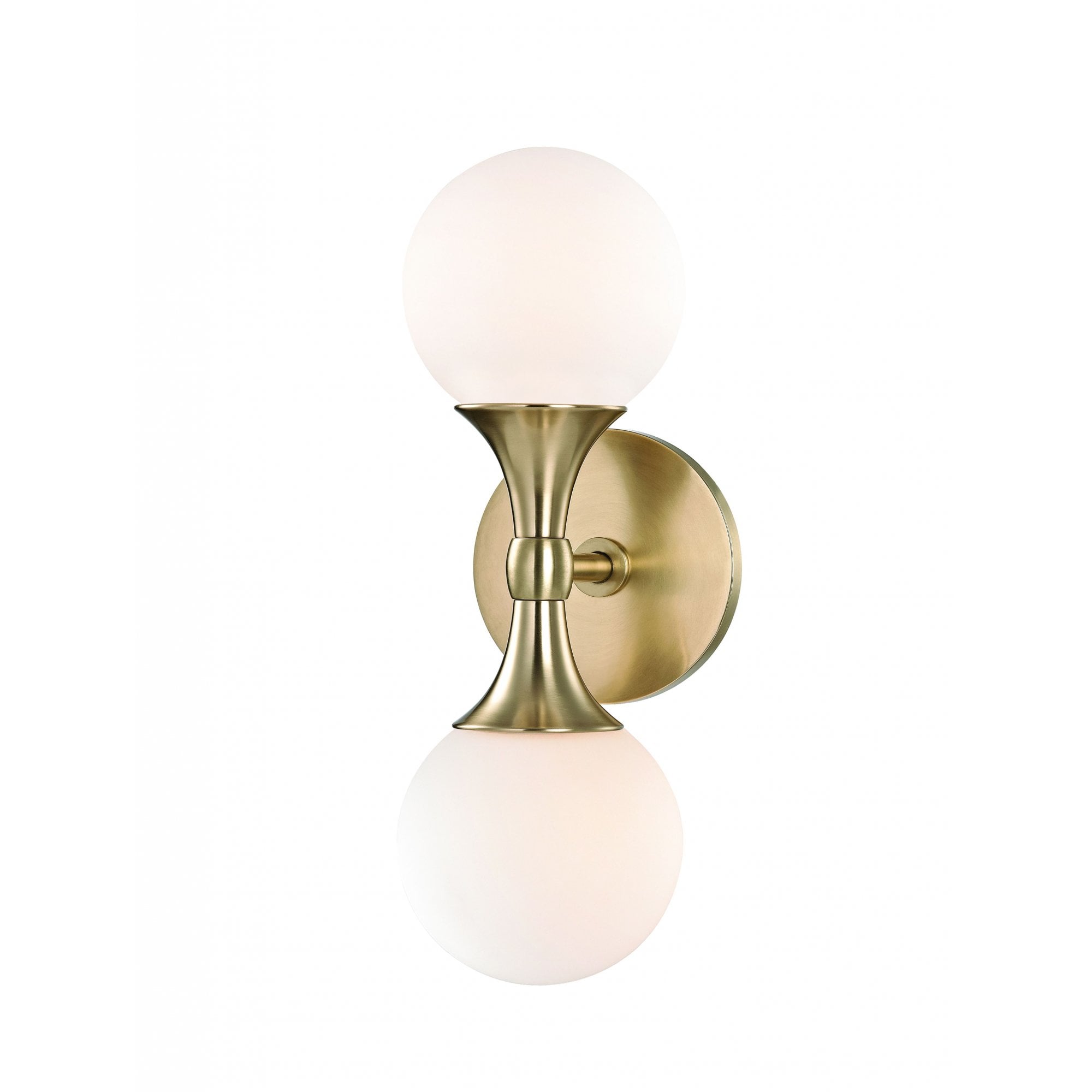 Hudson Valley Astoria 2 Light Wall Sconce Light - Aged Brass