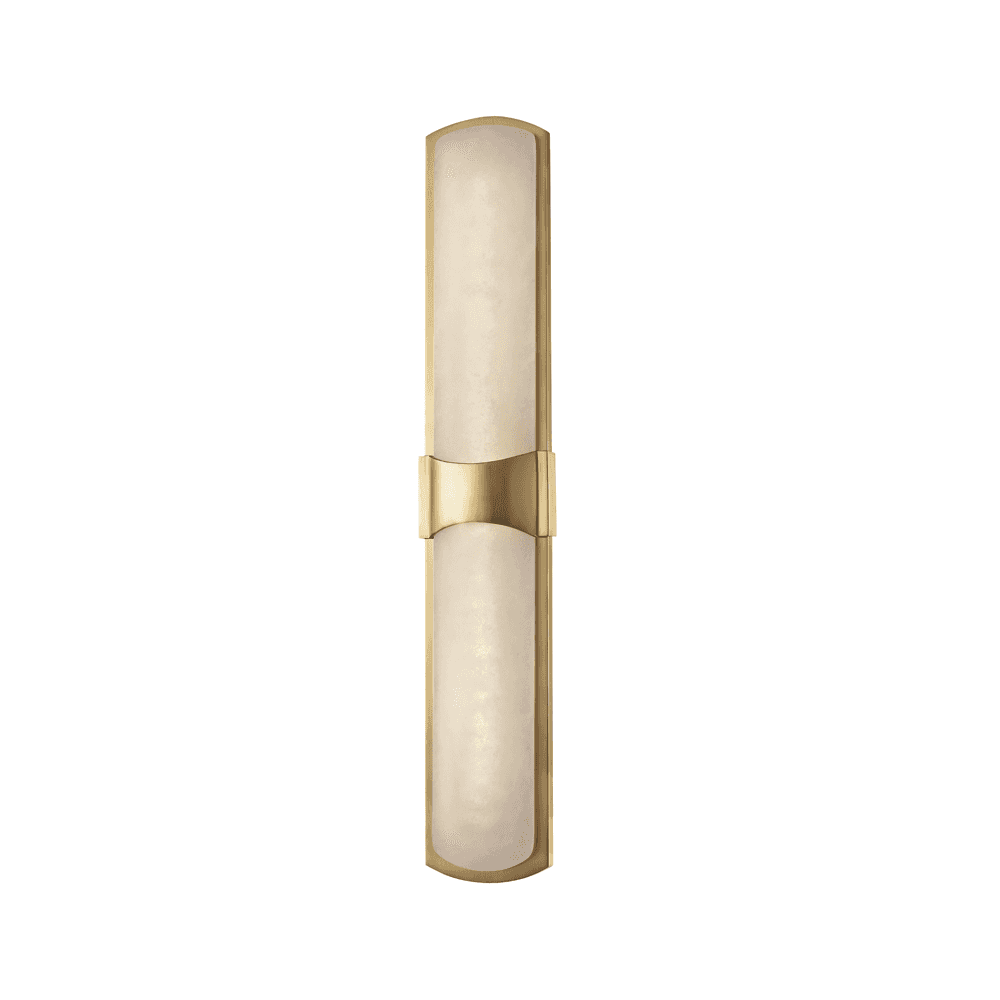 Hudson Valley Valencia 66cm LED Wall Sconce Light - Aged Brass
