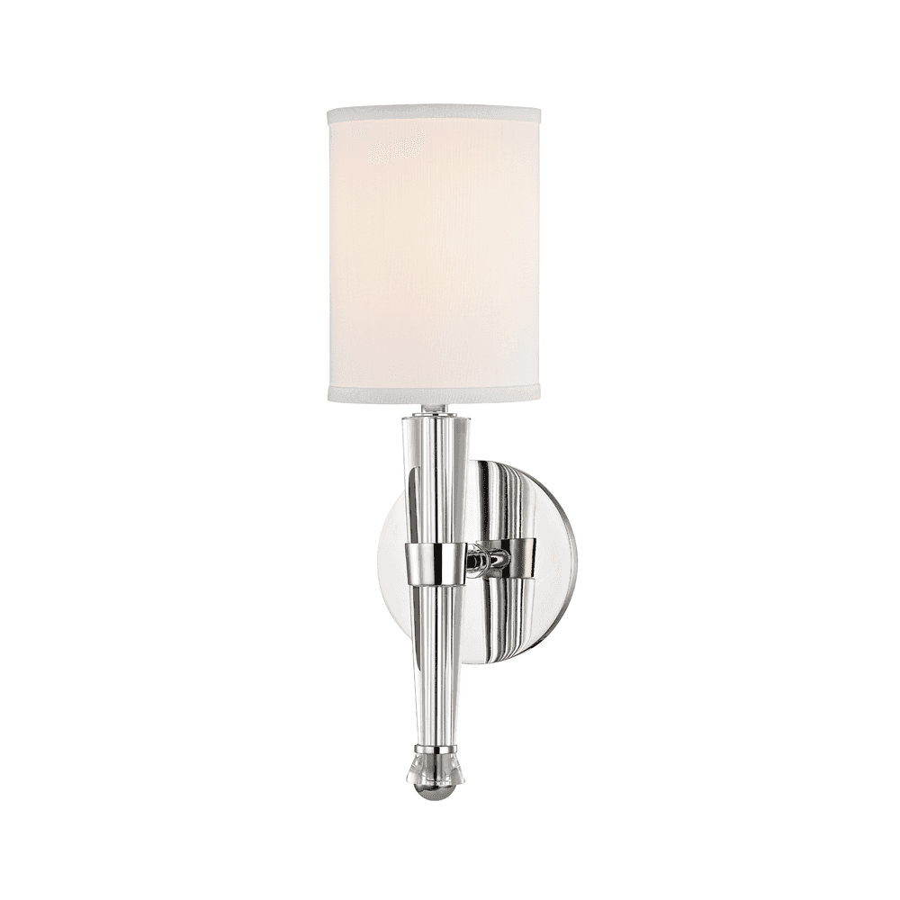 Hudson Valley Volta 1 Light Wall Sconce Light - Polished Nickel