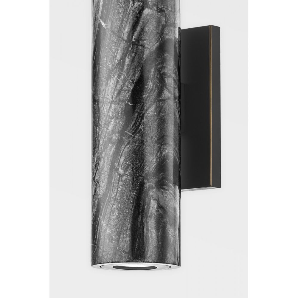 Hudson Valley Predock 2 Light Wall Sconce Light - Black Brass