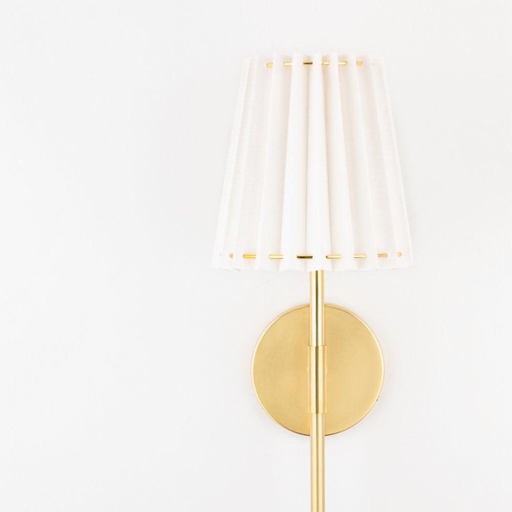 Mitzi Demi 1 Light Wall Sconce Light - Aged Brass