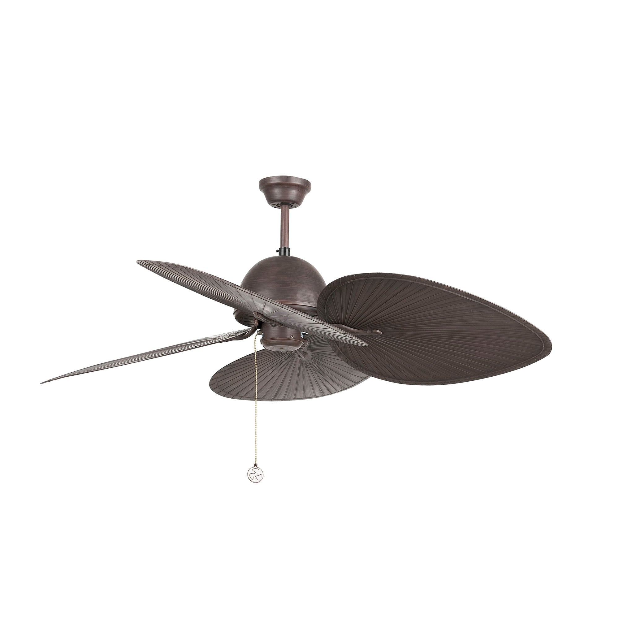 Faro Cuba Large Fan - Brown