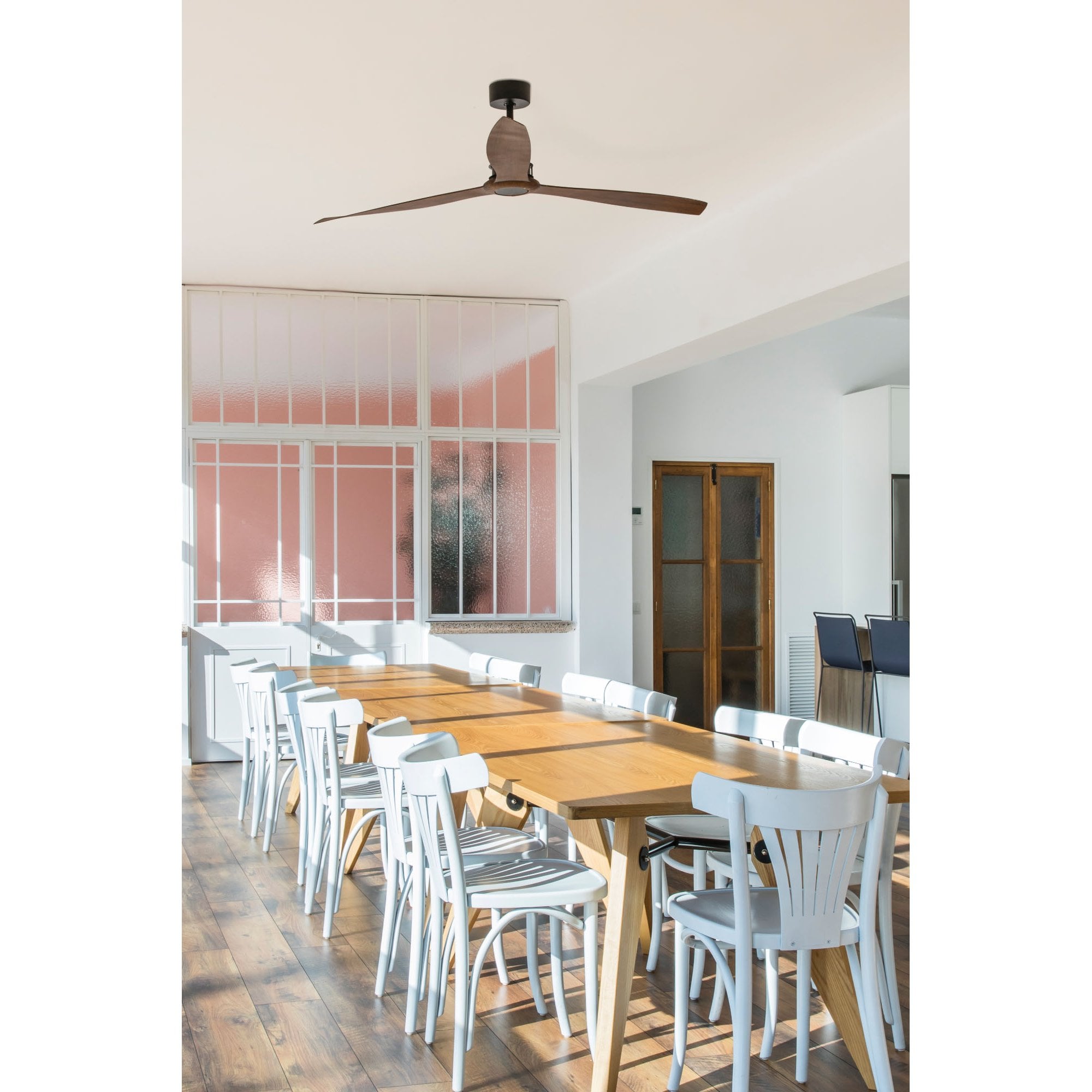 Faro Just Fan XL Fan - Matt Black & Wood